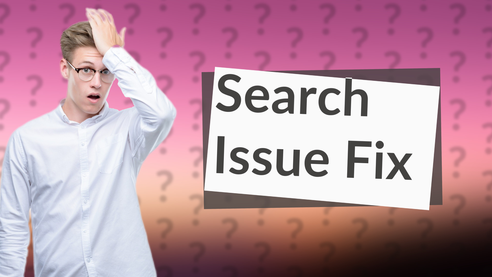 Search Issue Fix