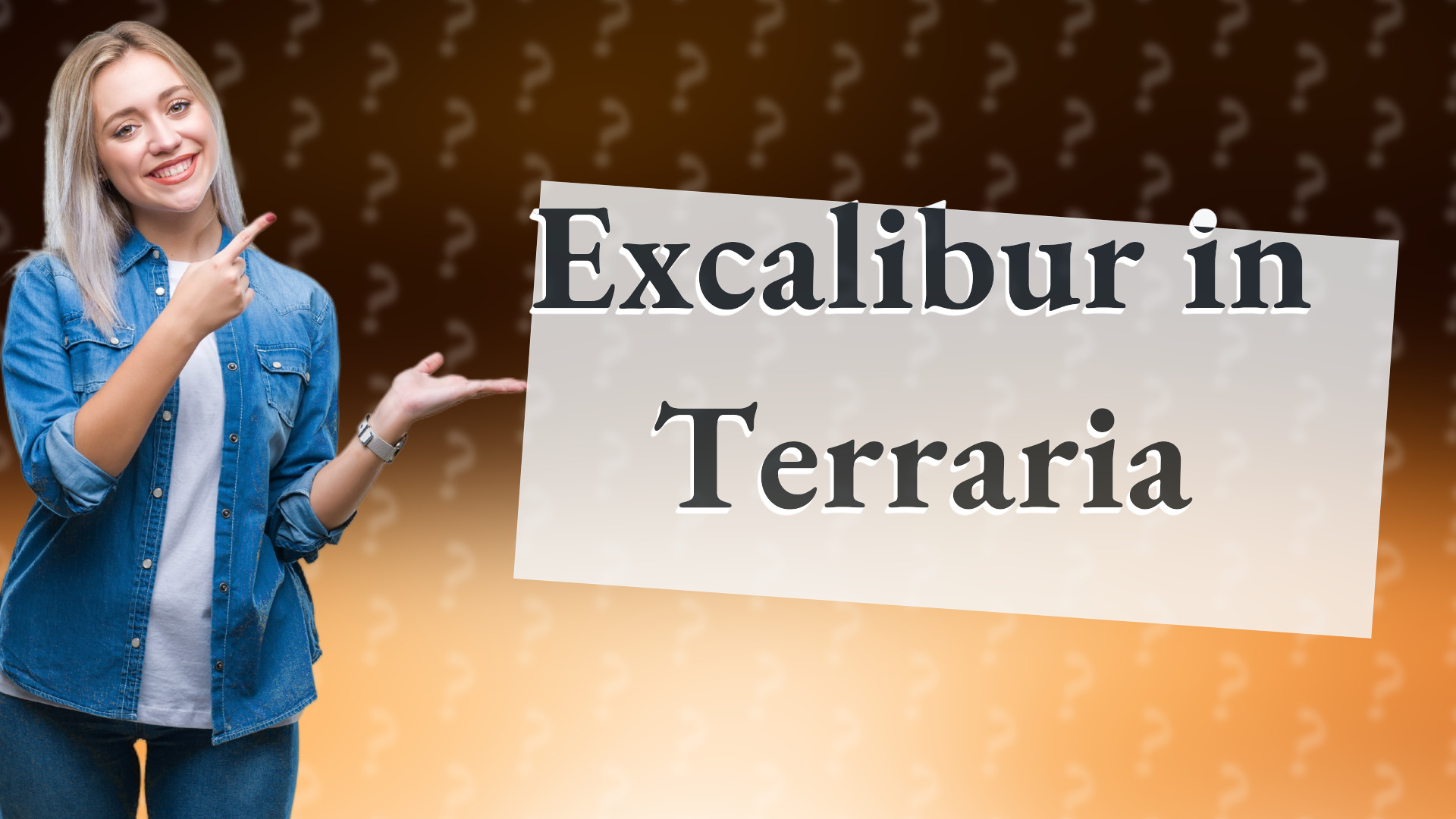 Excalibur in Terraria