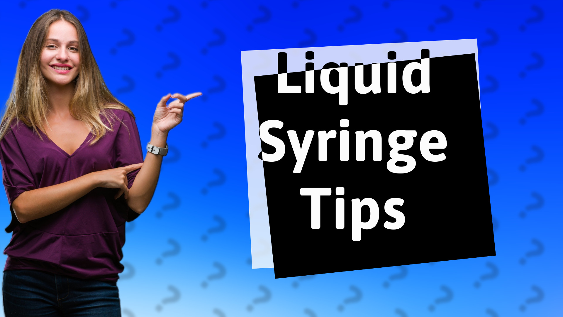 Liquid Syringe Tips