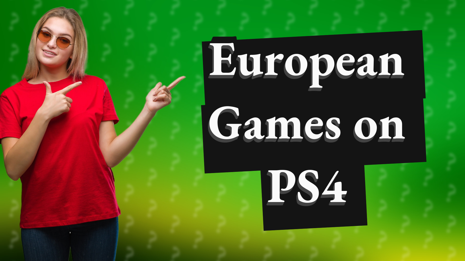 European Games on PS4