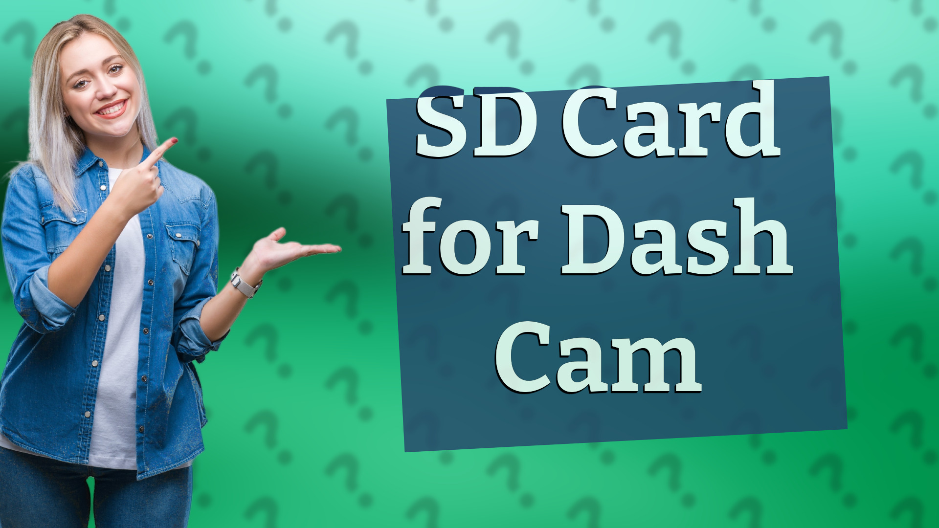 SD Card for Dash Cam