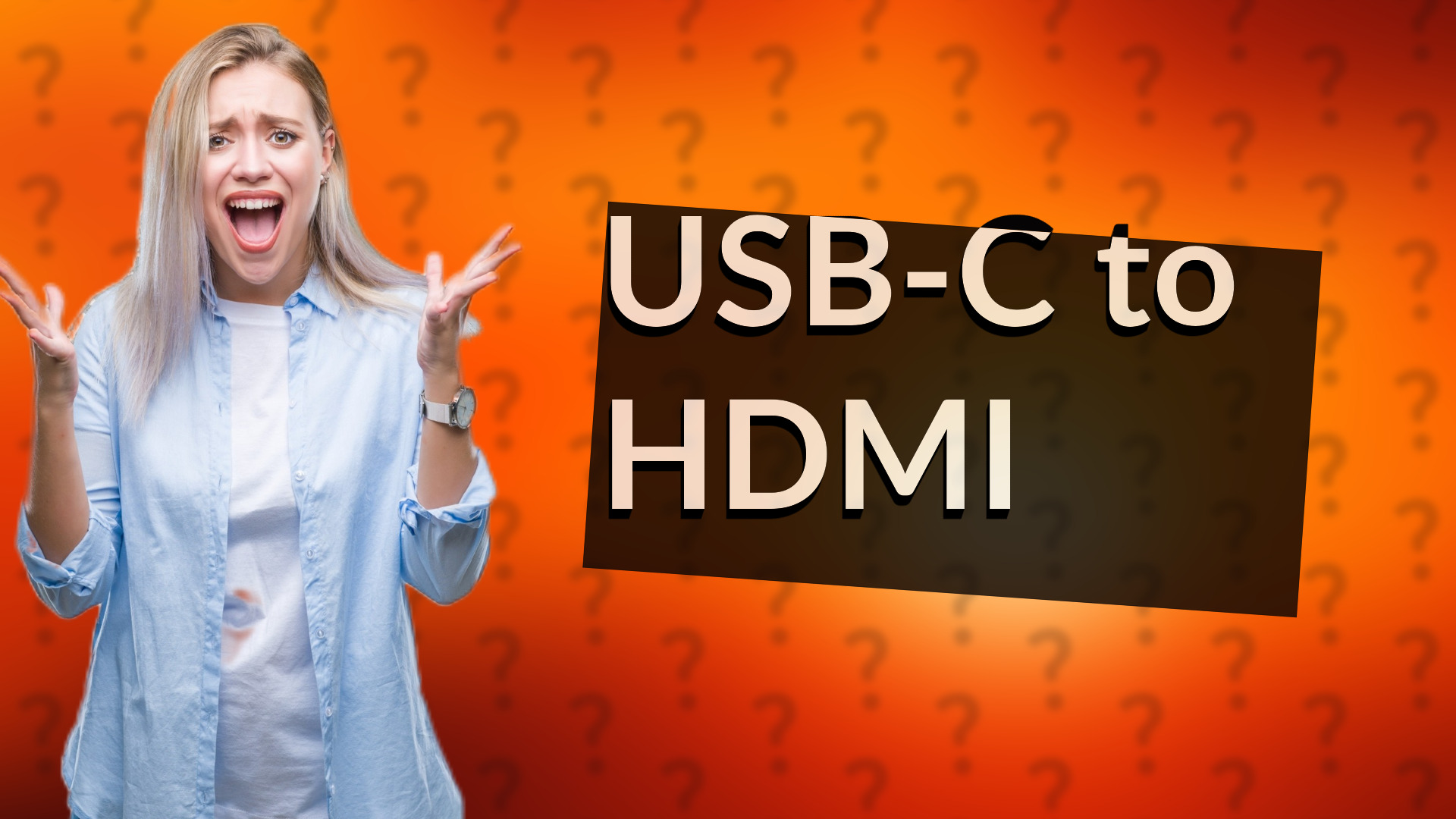 USB-C to HDMI