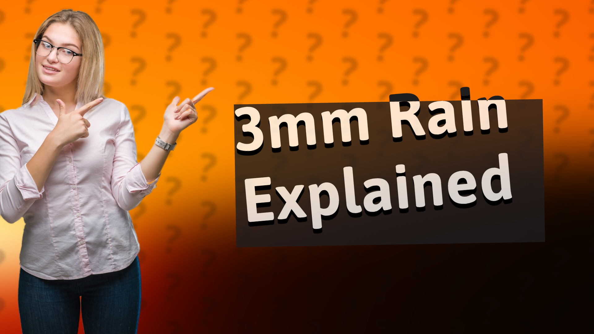3mm Rain Explained