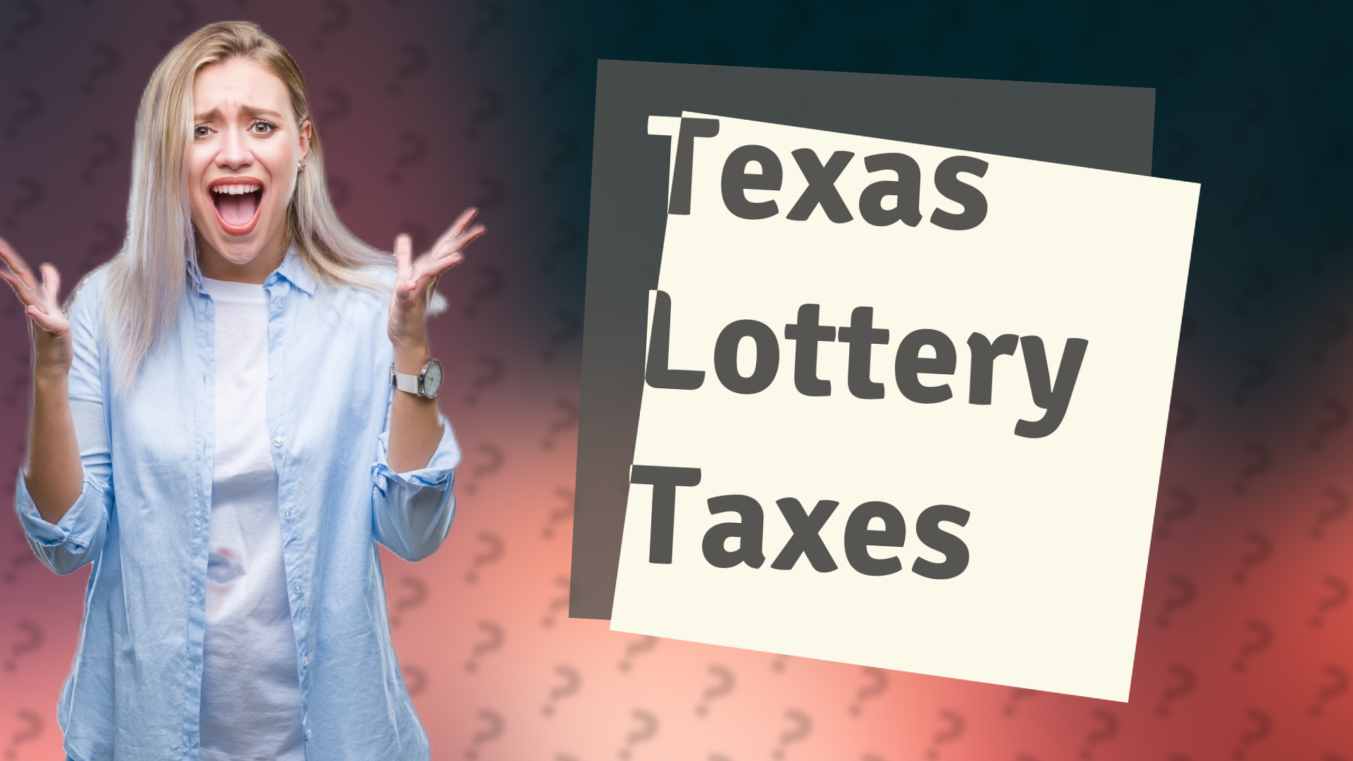 Texas Lottery Taxes