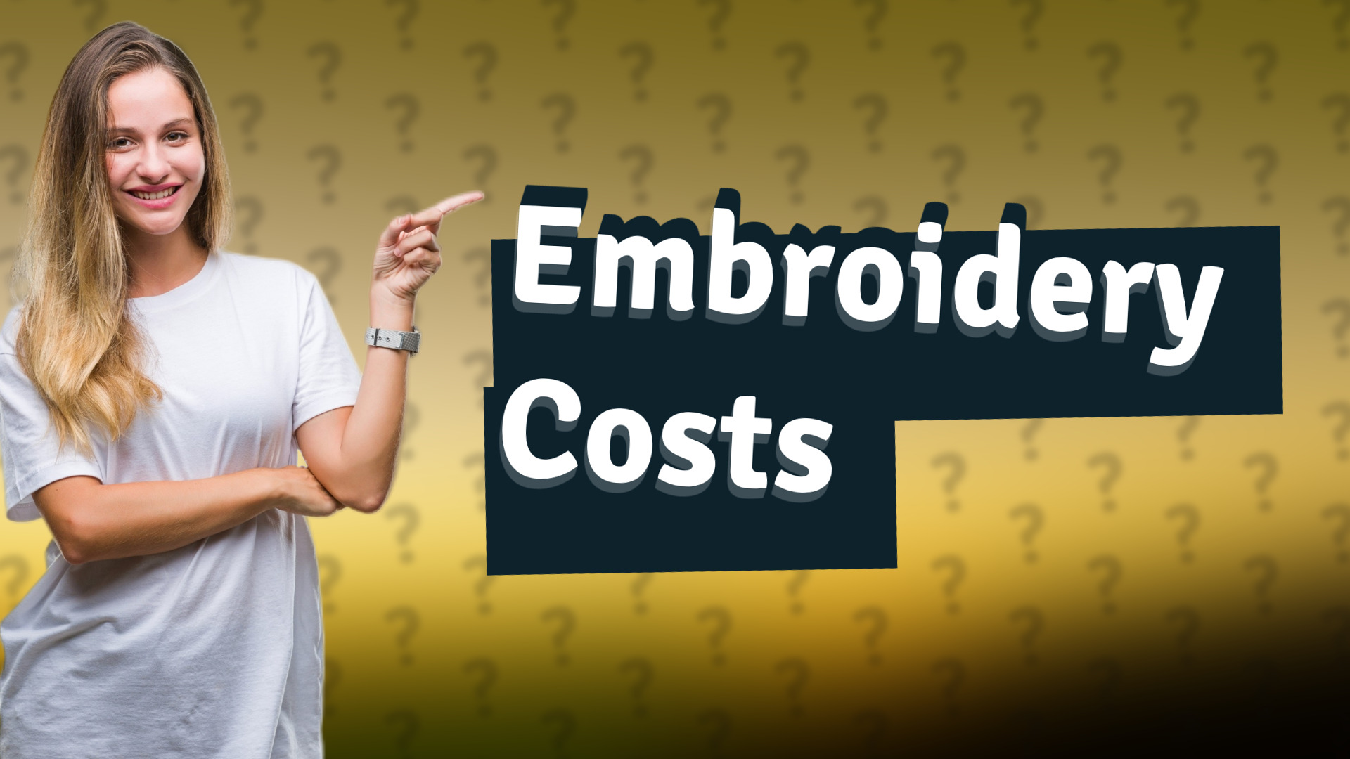 Embroidery Costs