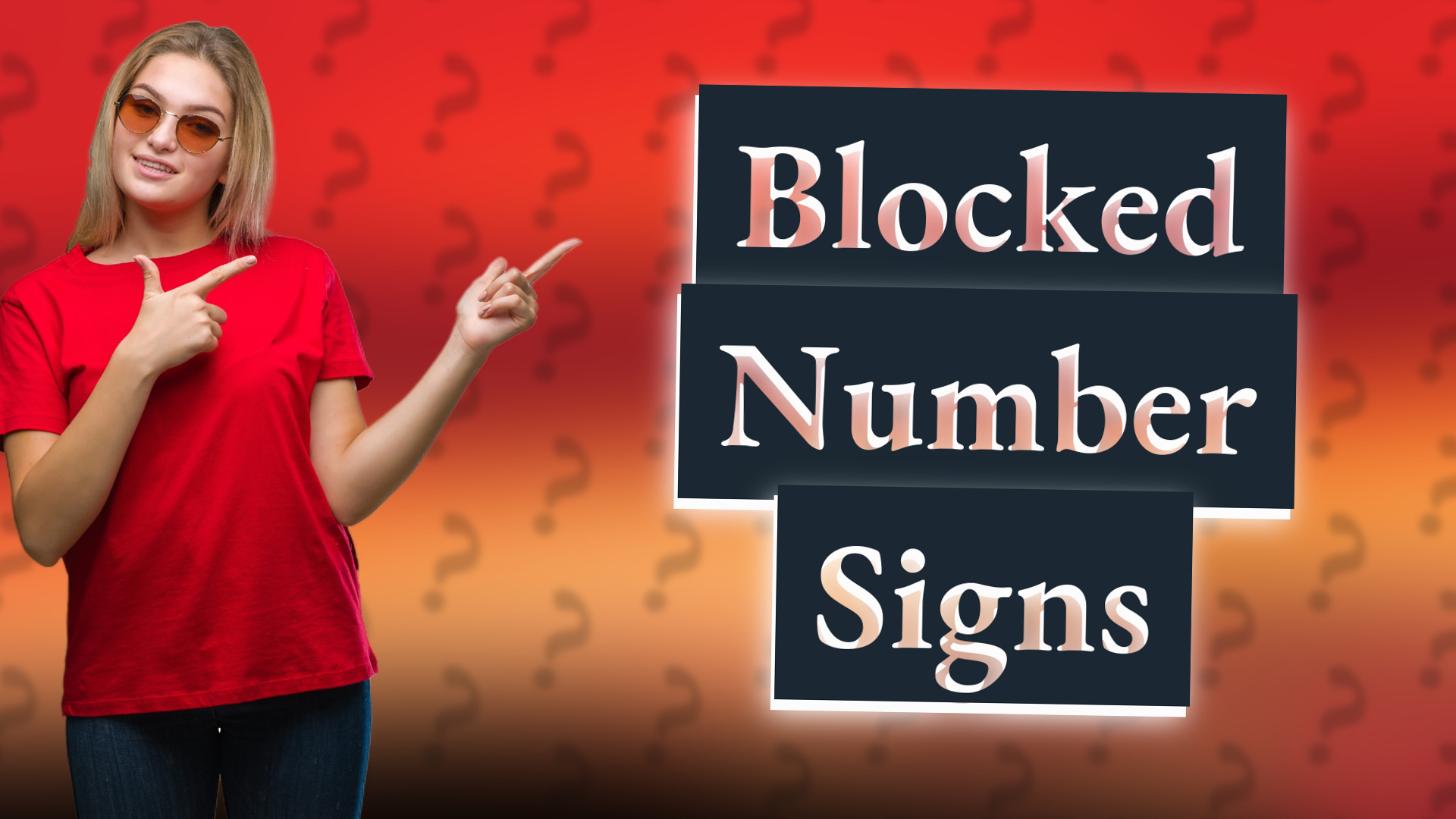 Blocked Number Signs