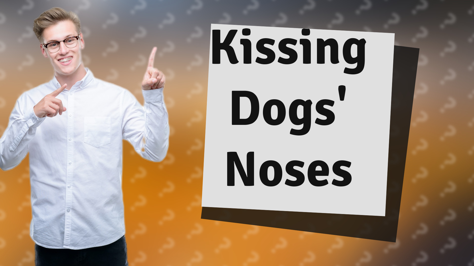 Kissing Dogs' Noses