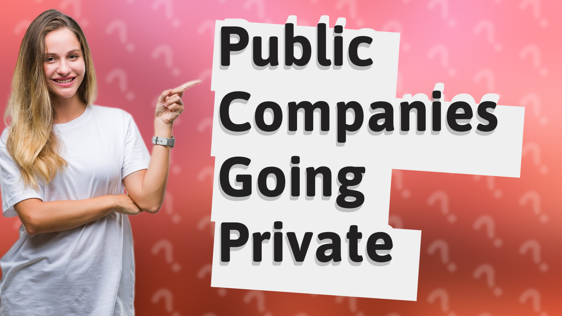 Public Companies Going Private