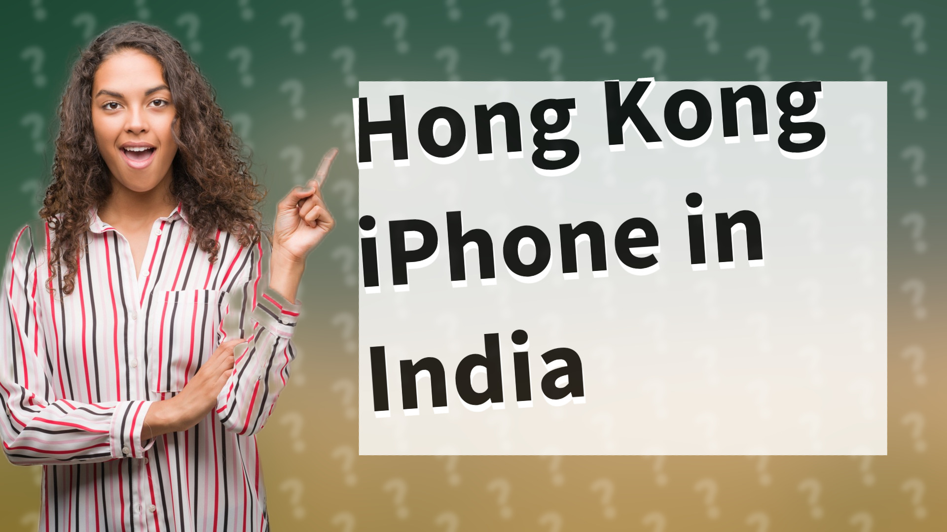 Hong Kong iPhone in India