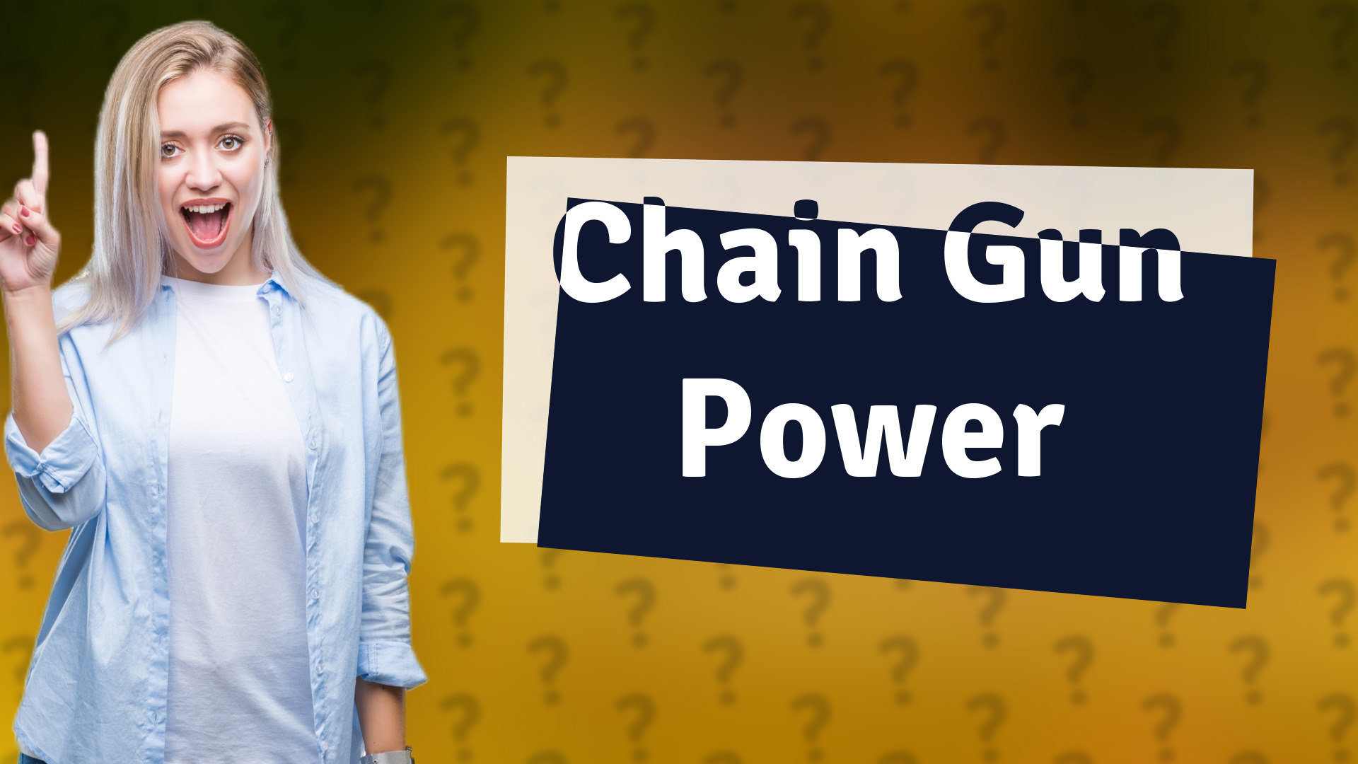 Chain Gun Power