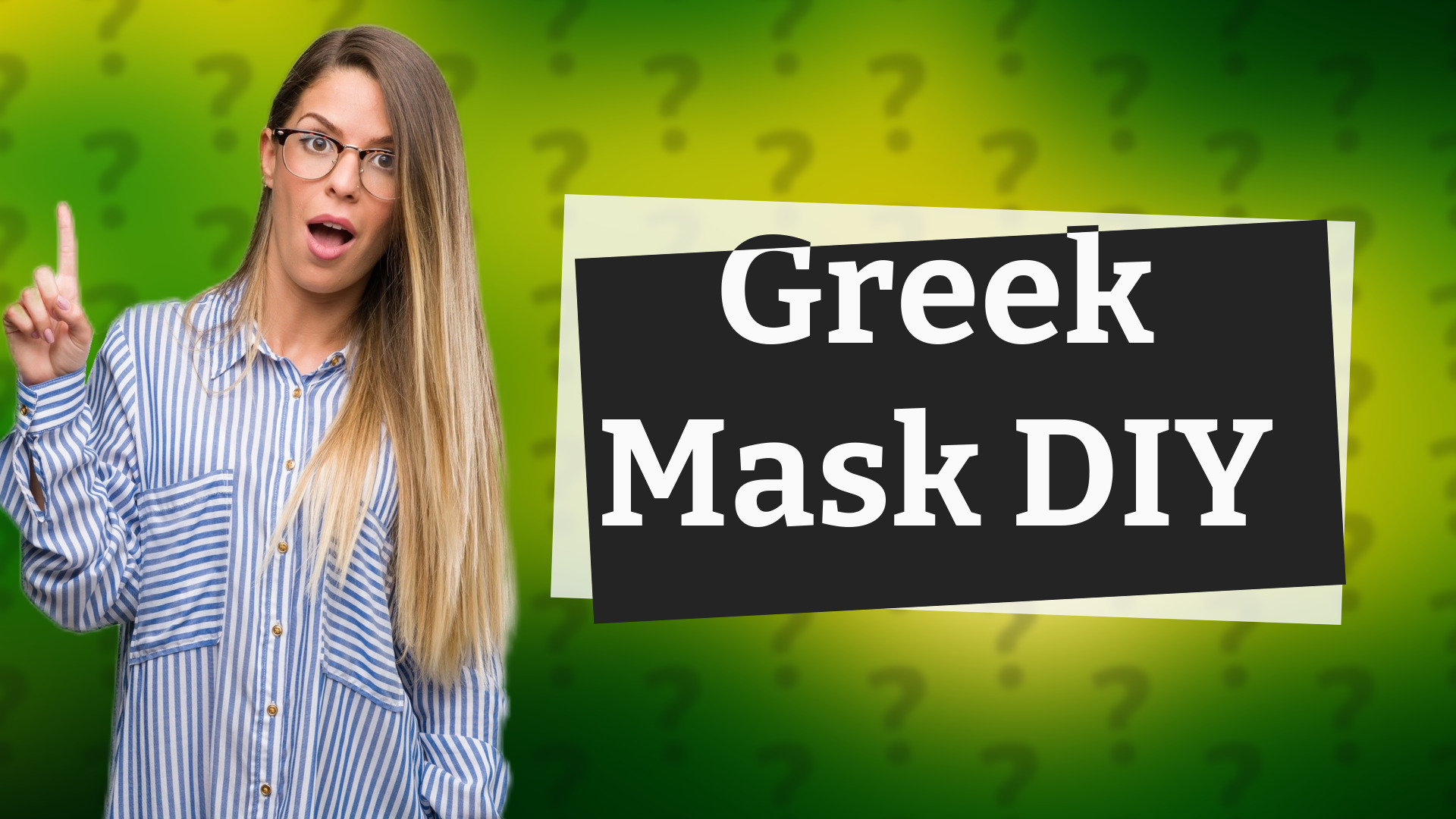 Greek Mask DIY