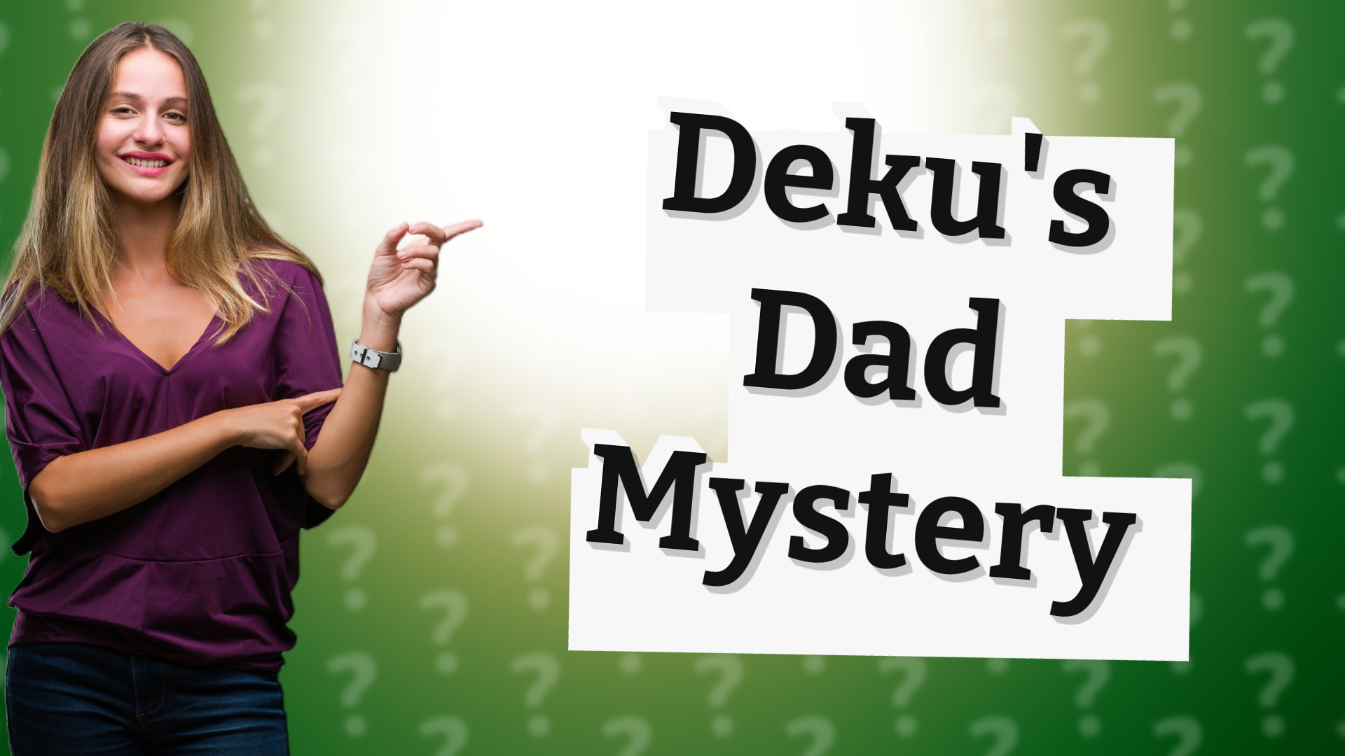 Deku's Dad Mystery