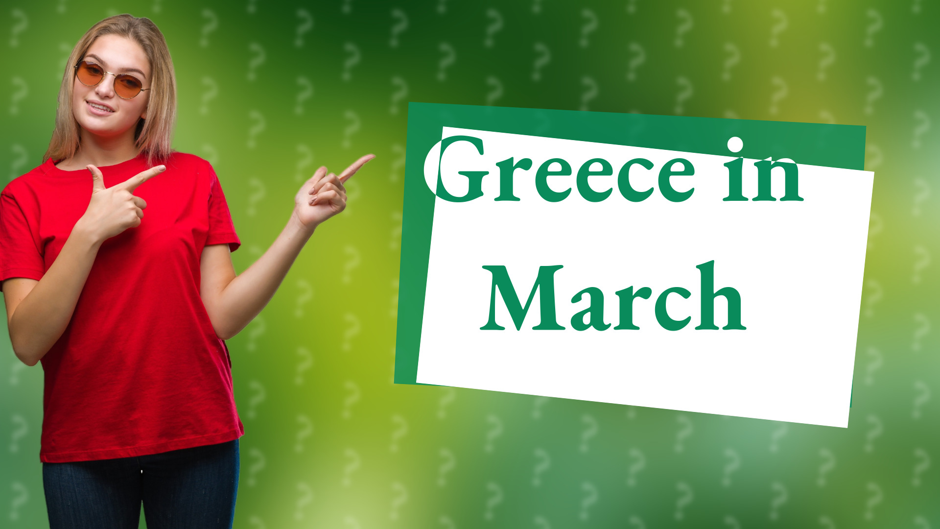 Greece in March