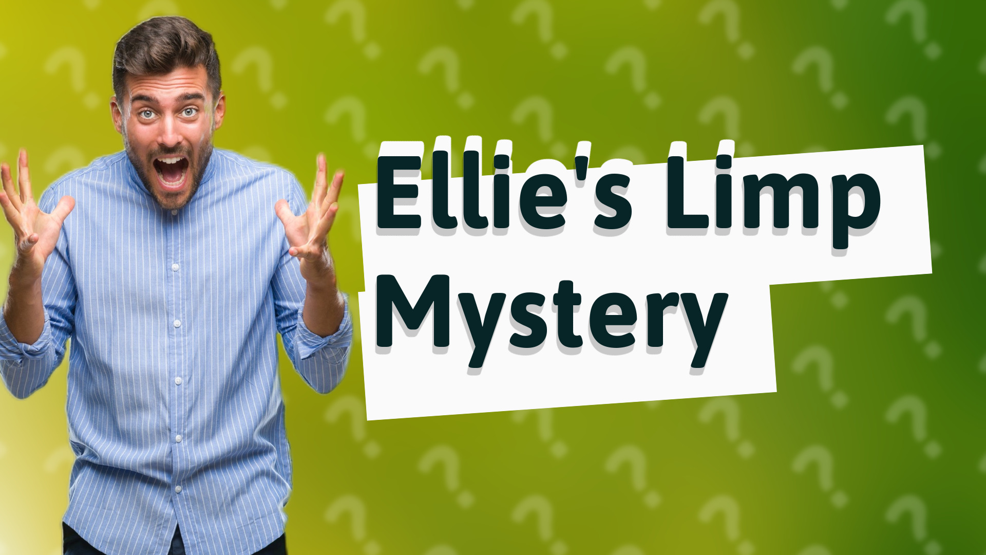 Ellie's Limp Mystery