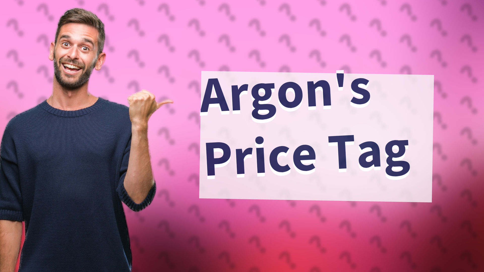 Argon's Price Tag