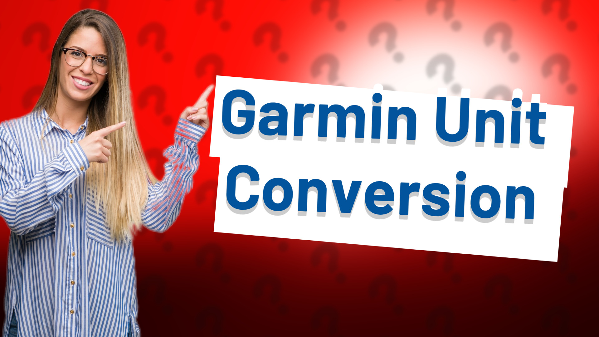 Garmin Unit Conversion