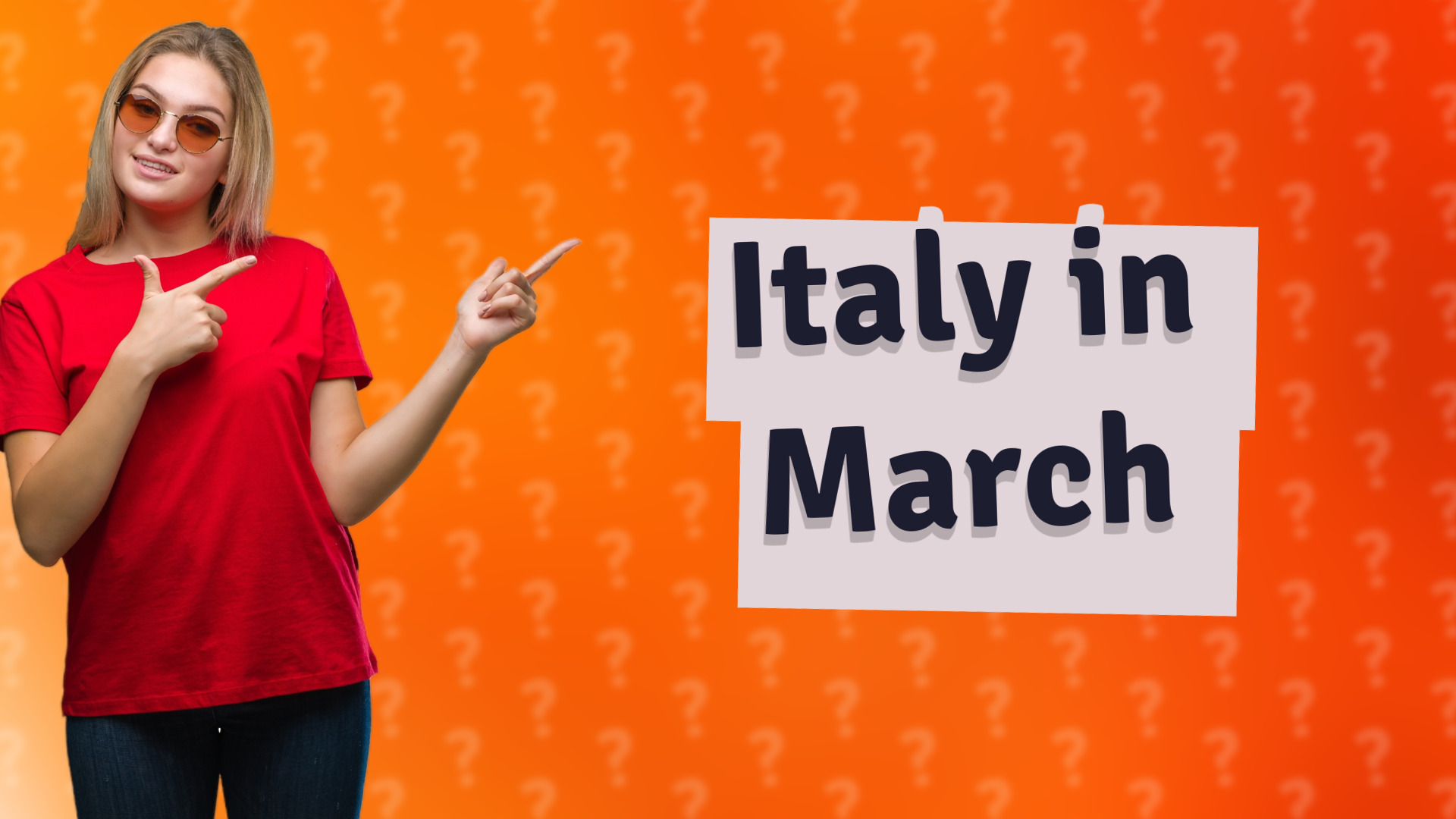 Italy in March