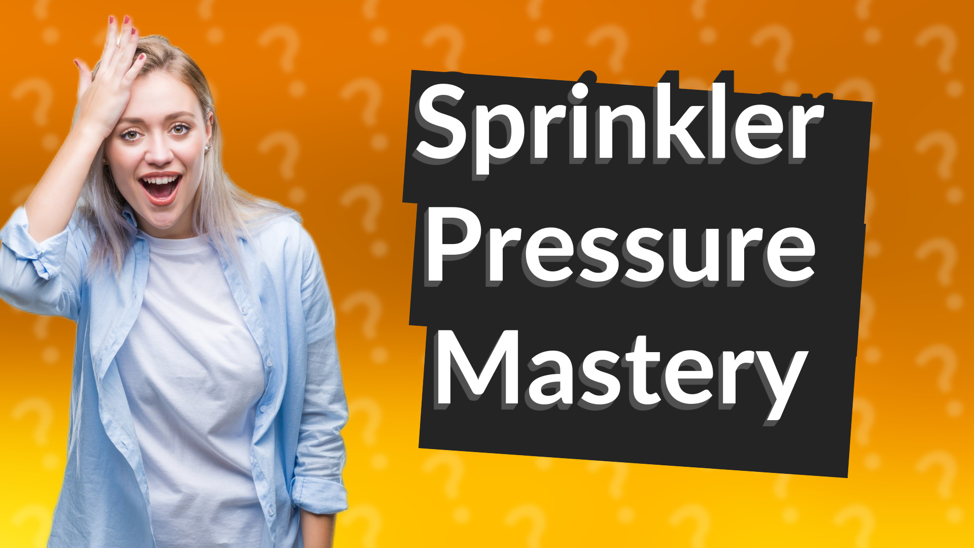 Sprinkler Pressure Mastery
