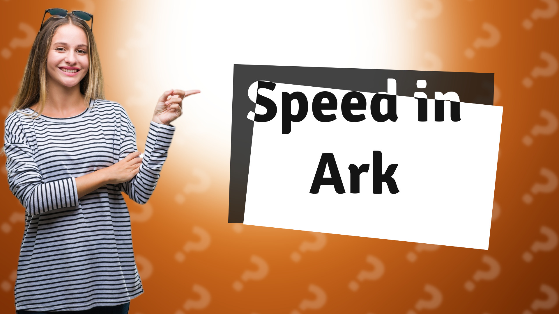 Speed in Ark