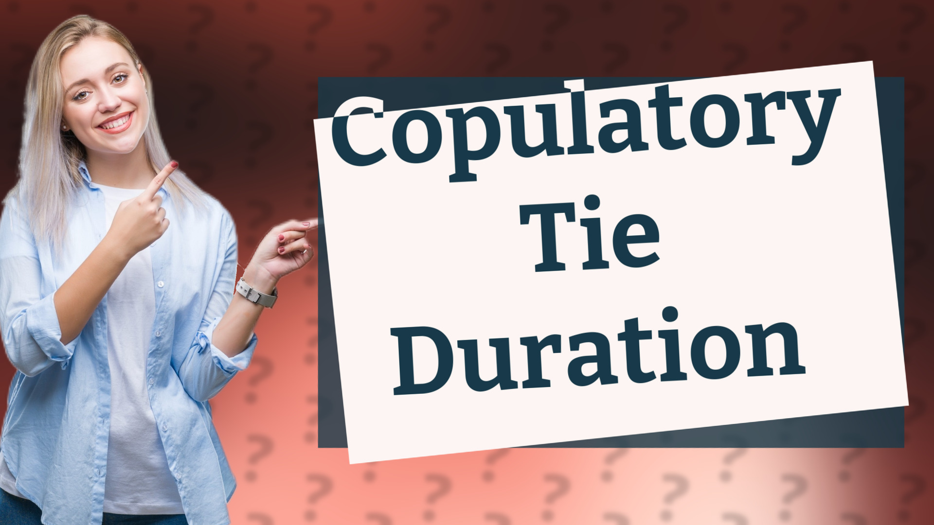 Copulatory Tie Duration