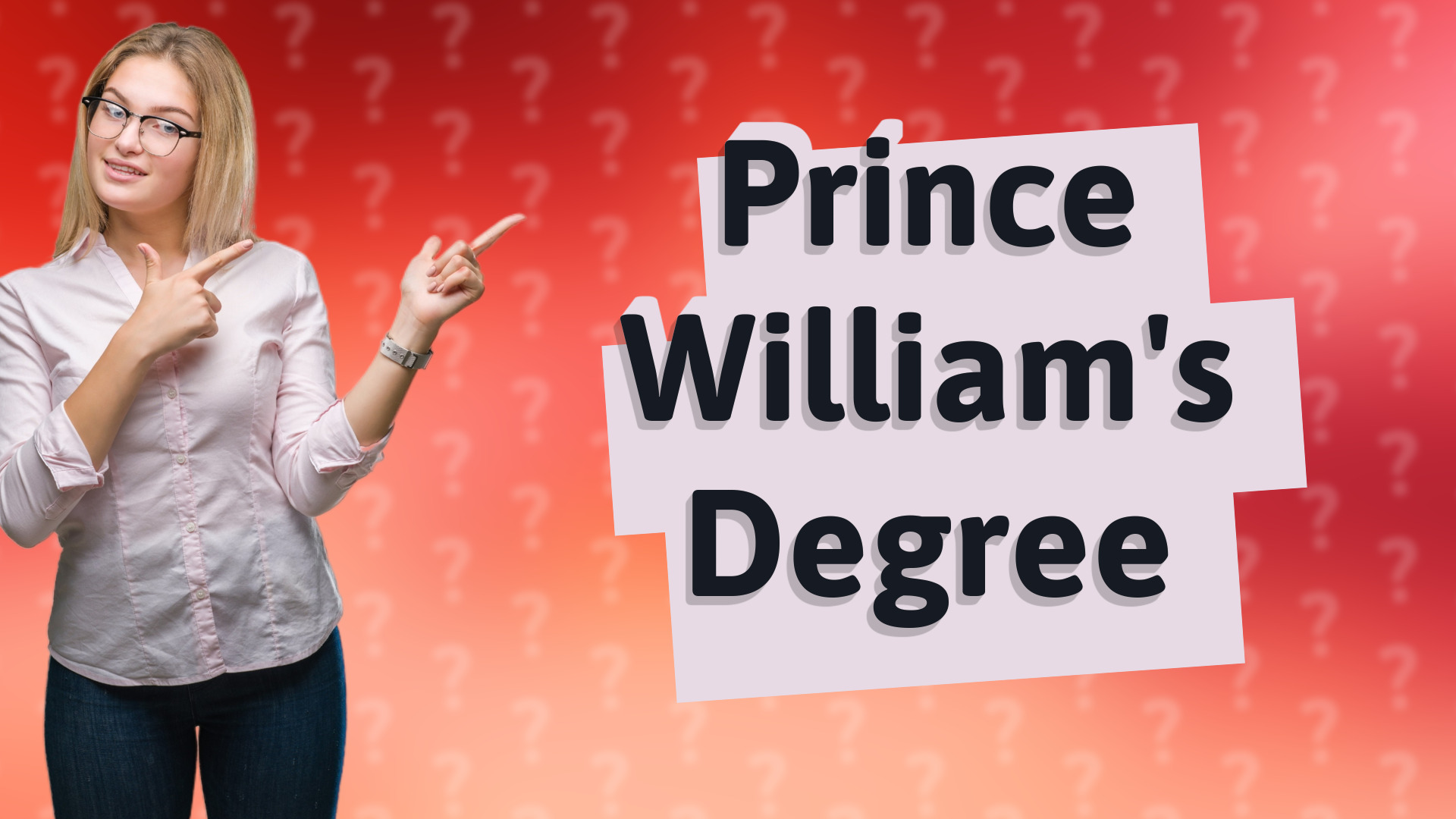 Prince William's Degree
