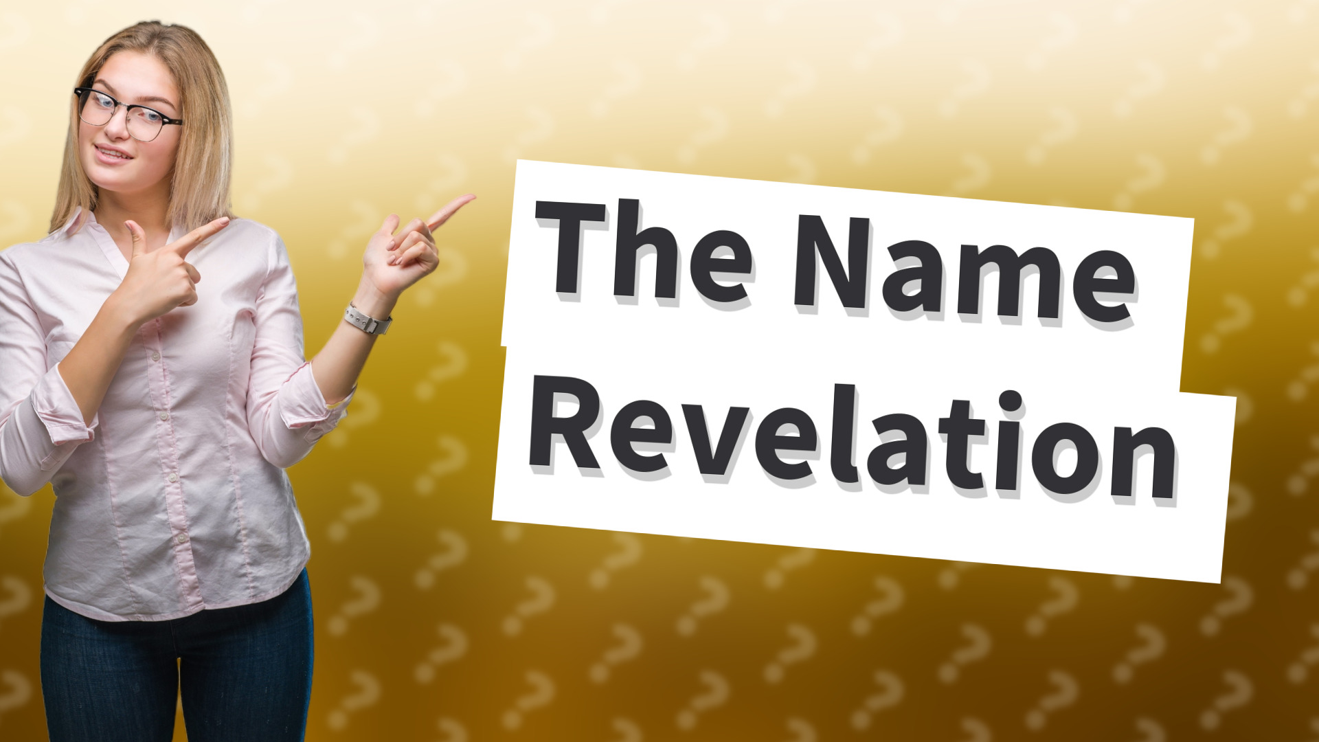 The Name Revelation