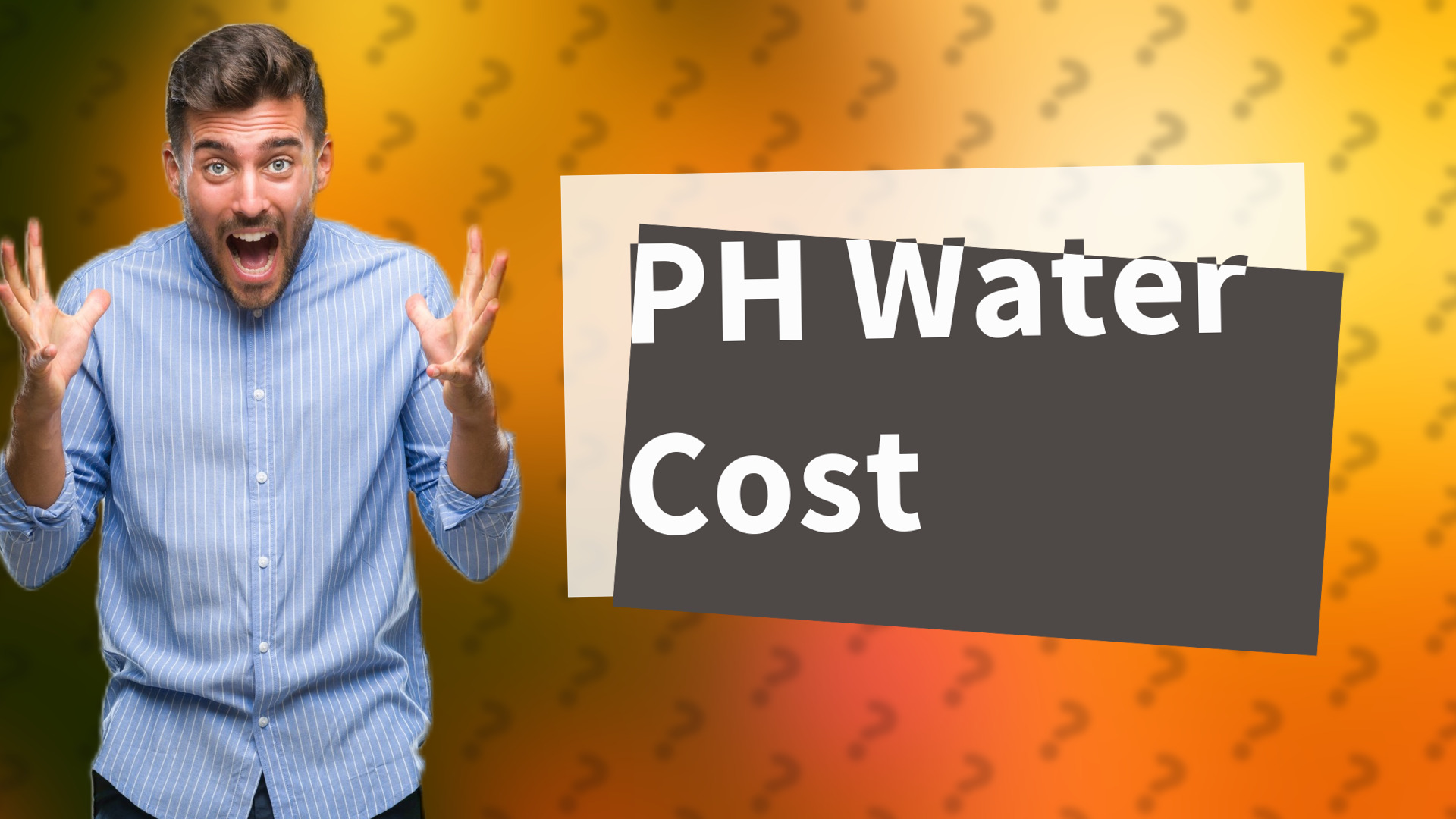 PH Water Cost