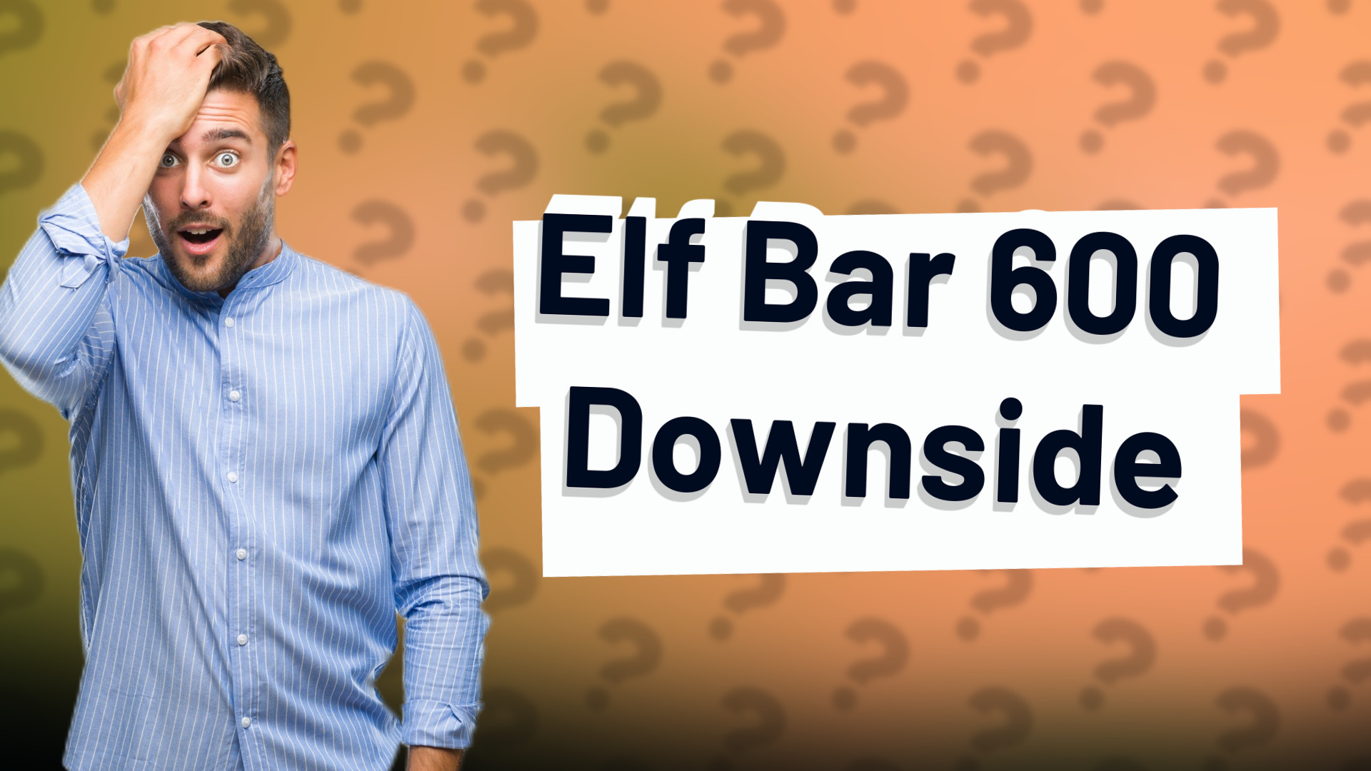 Elf Bar 600 Downside