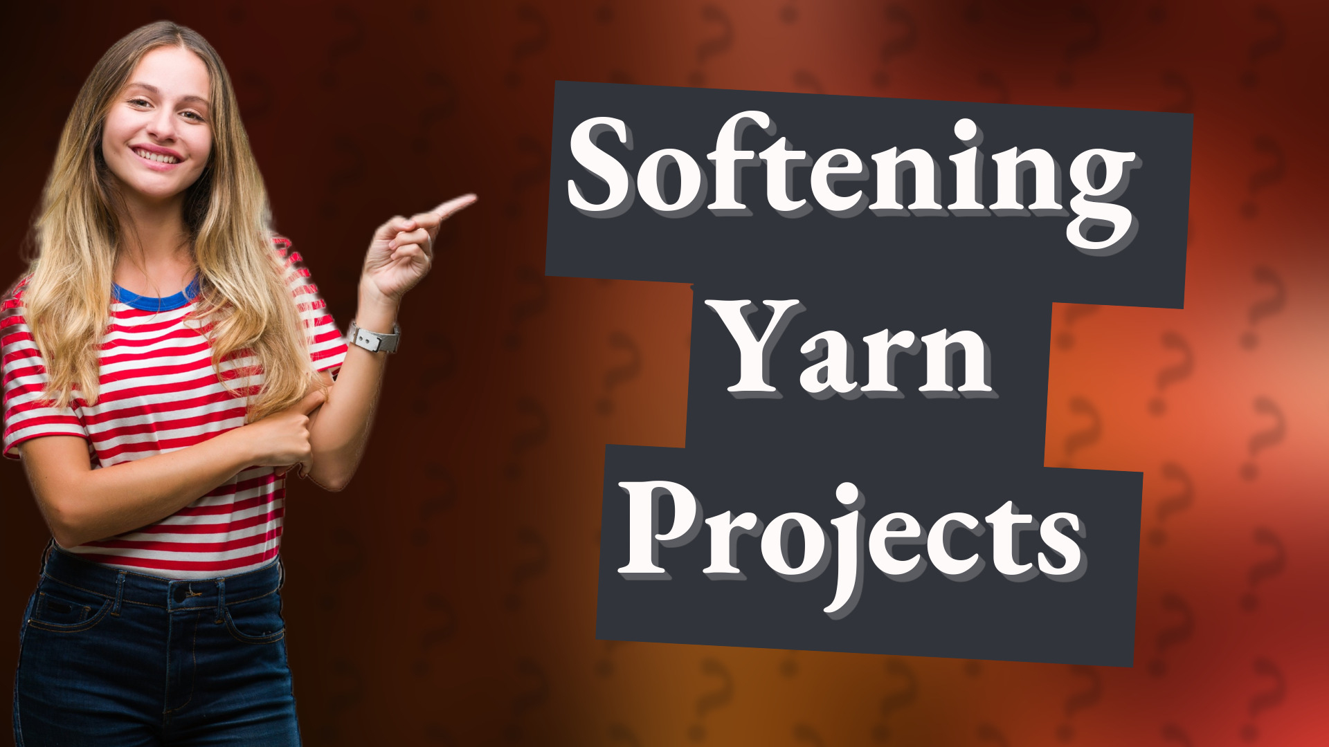 Softening Yarn Projects