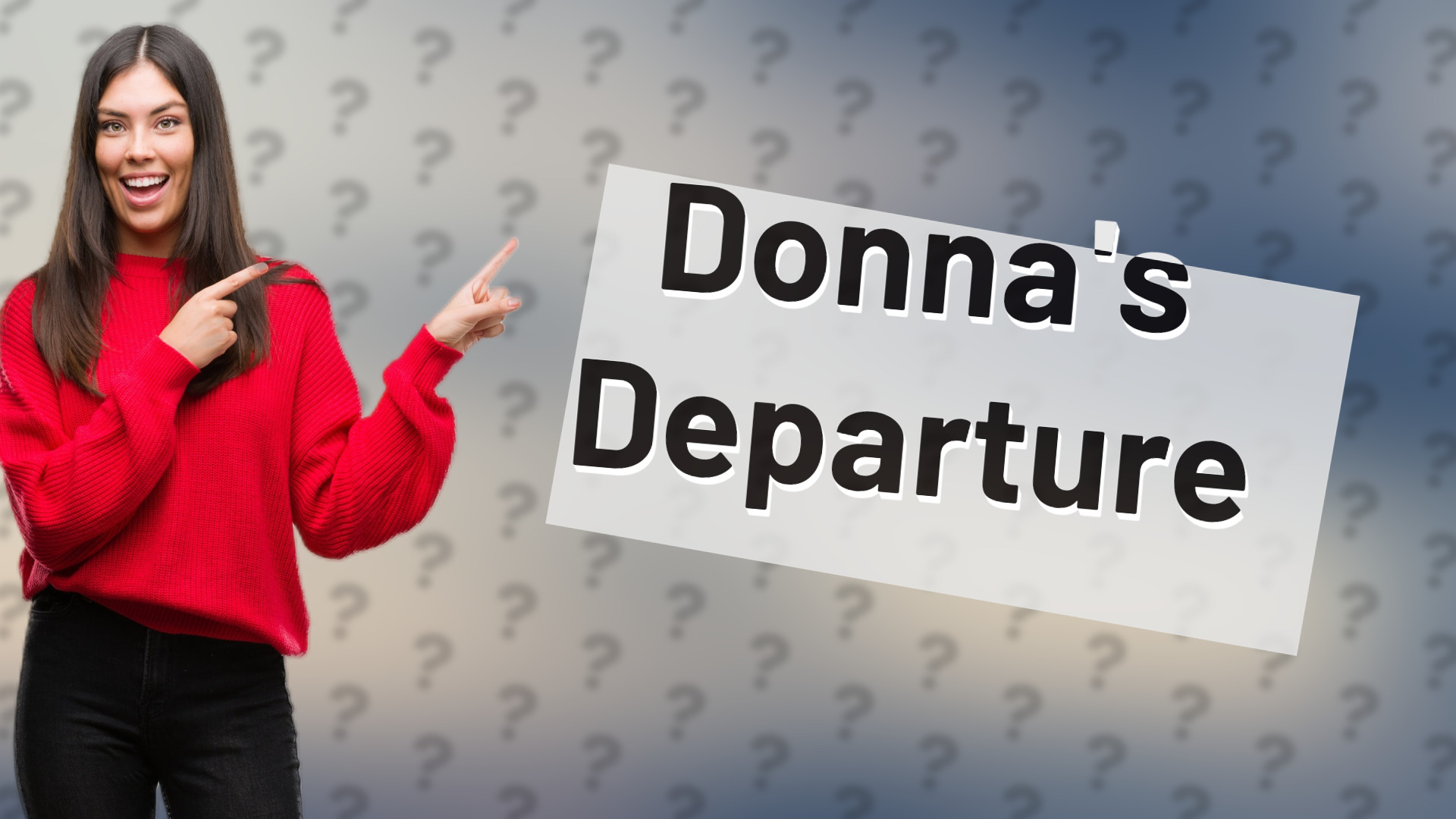 Donna's Departure