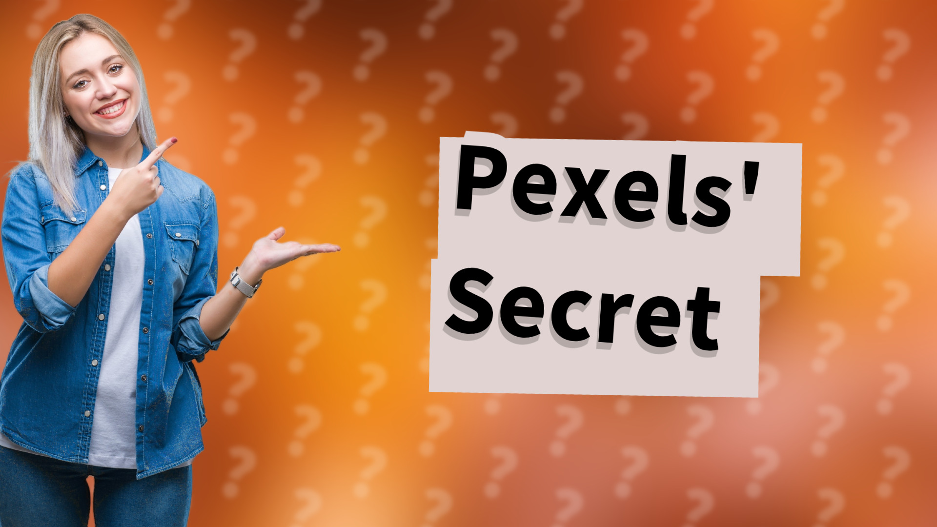 Pexels' Secret