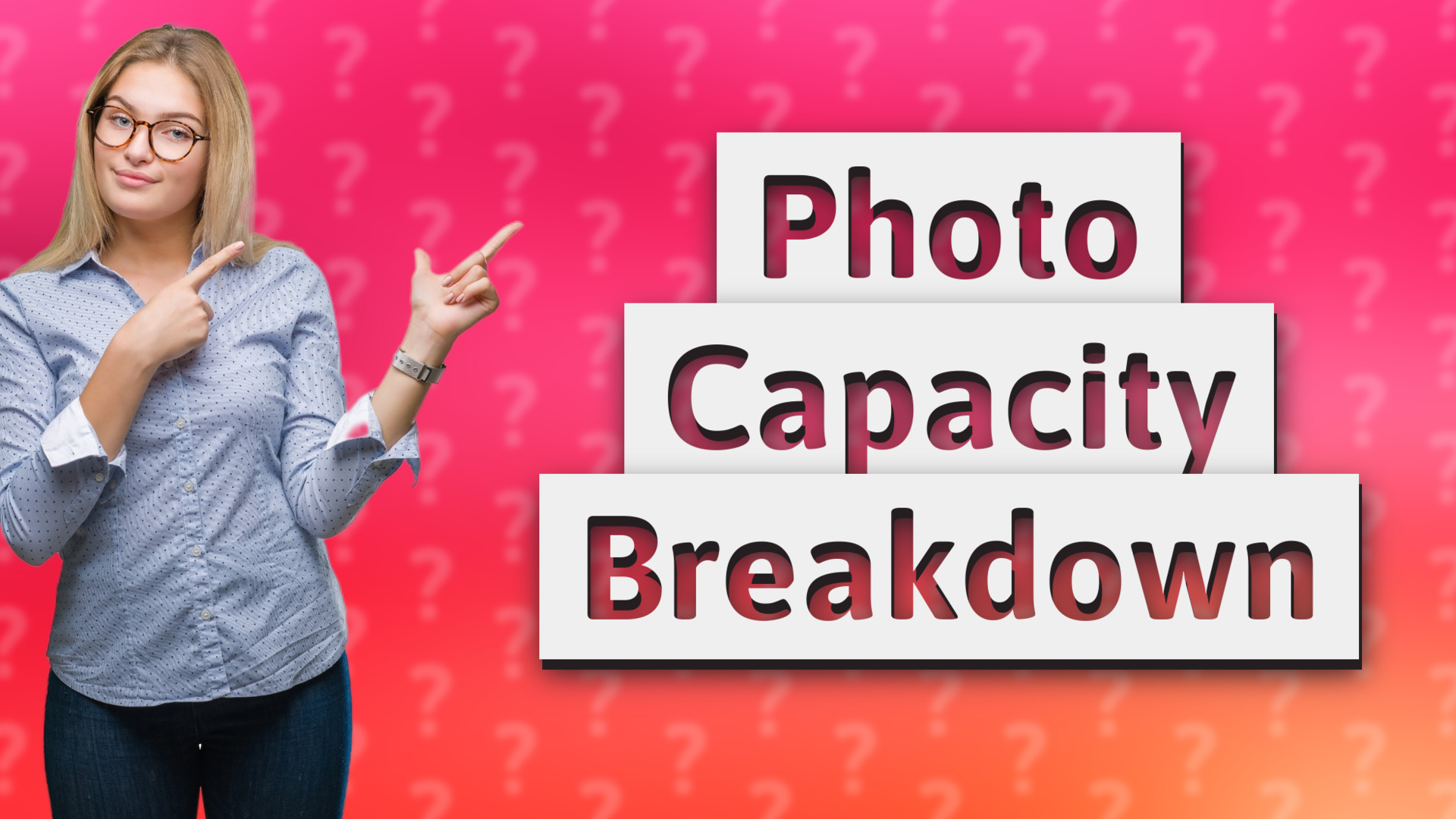 Photo Capacity Breakdown