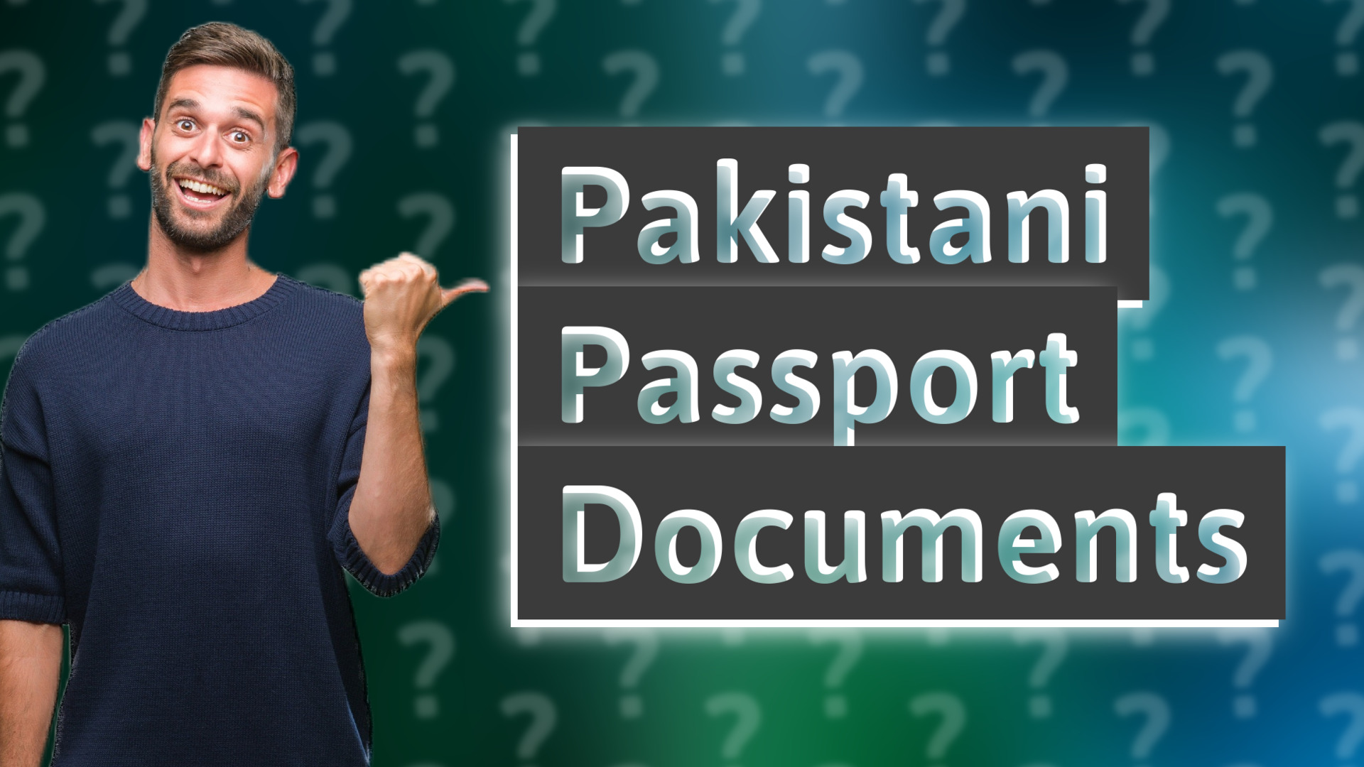 Pakistani Passport Documents