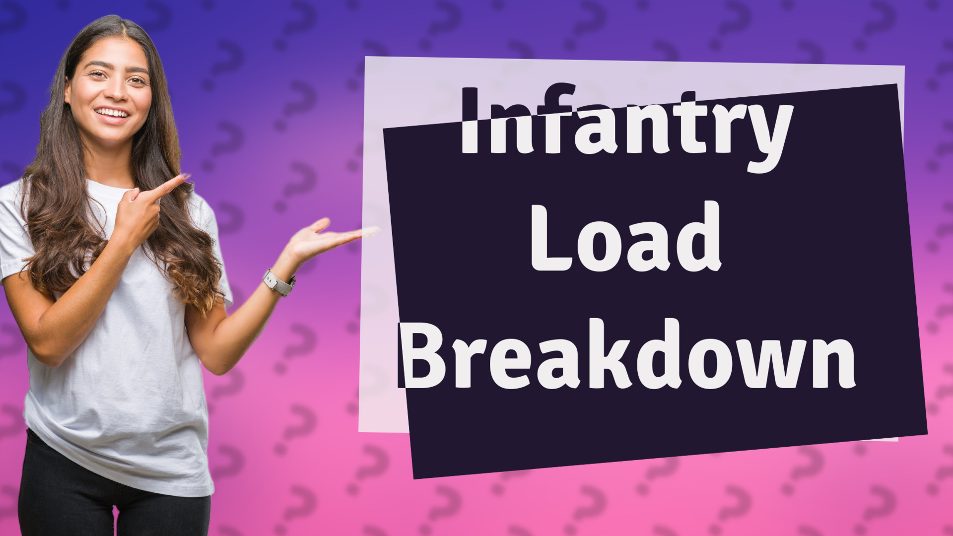 Infantry Load Breakdown