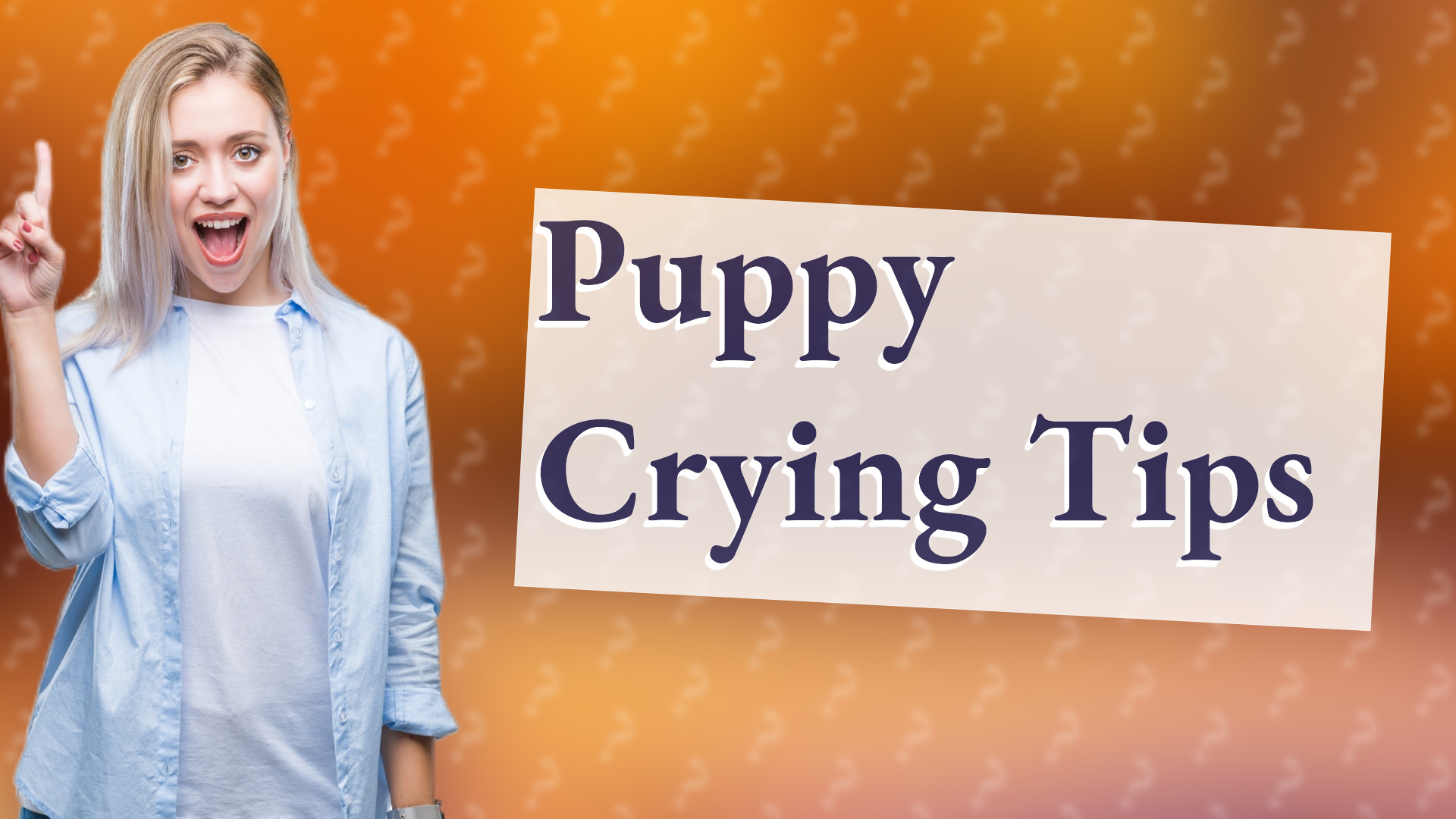 Puppy Crying Tips