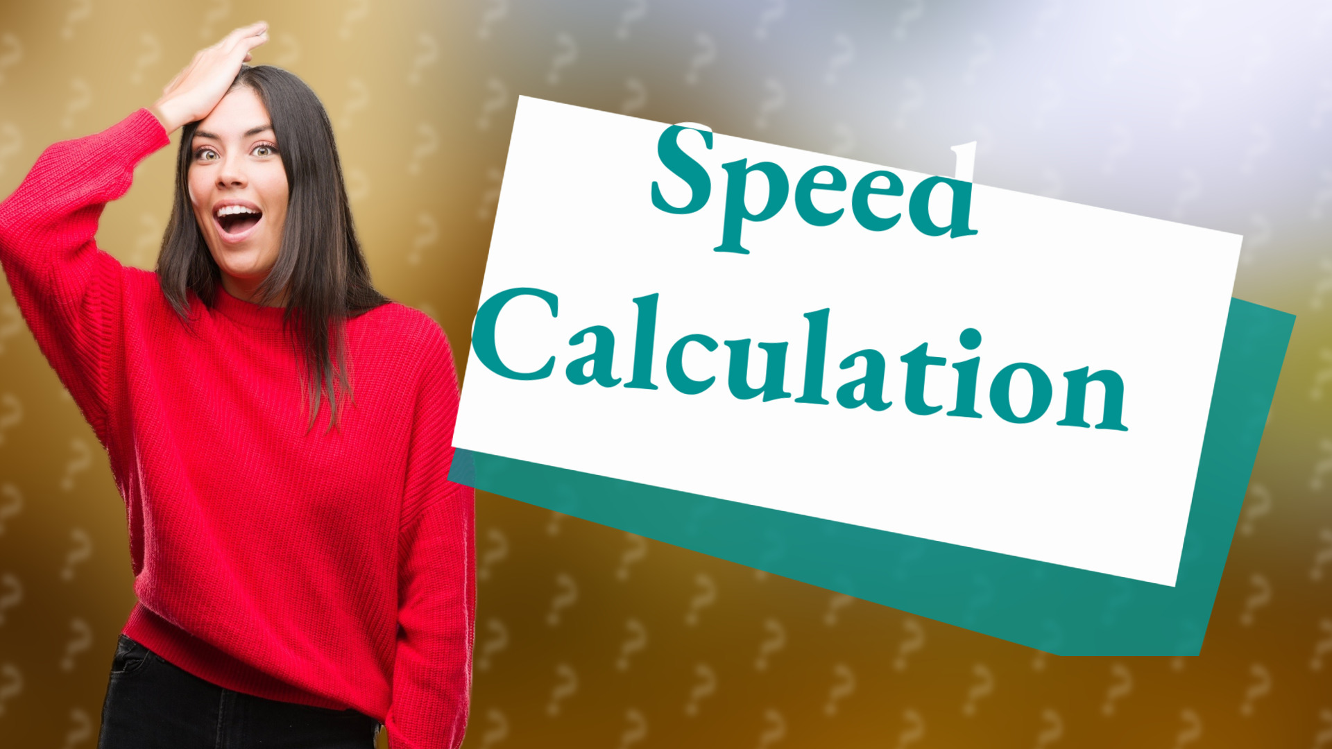 Speed Calculation