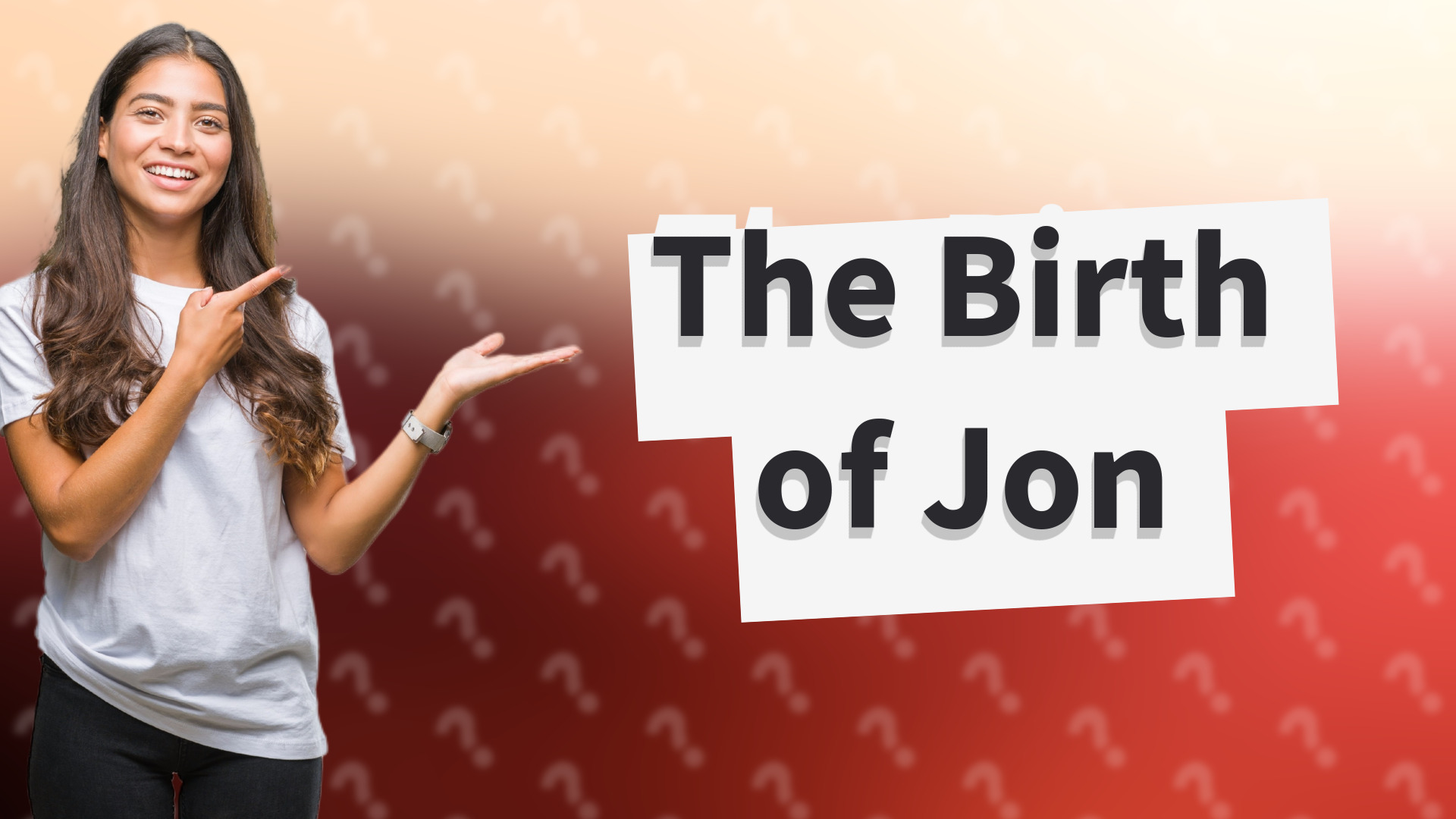 The Birth of Jon