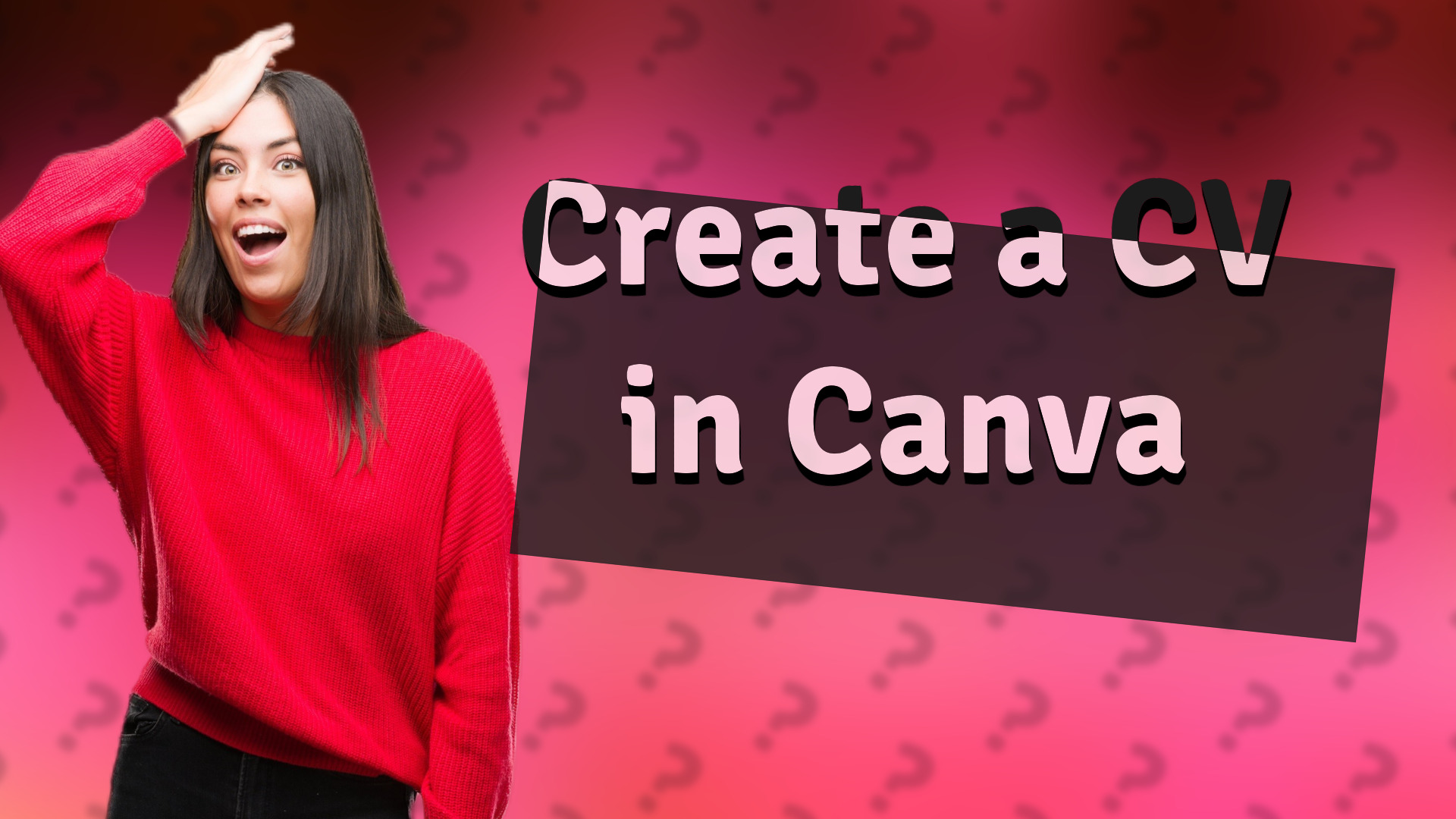 Create a CV in Canva