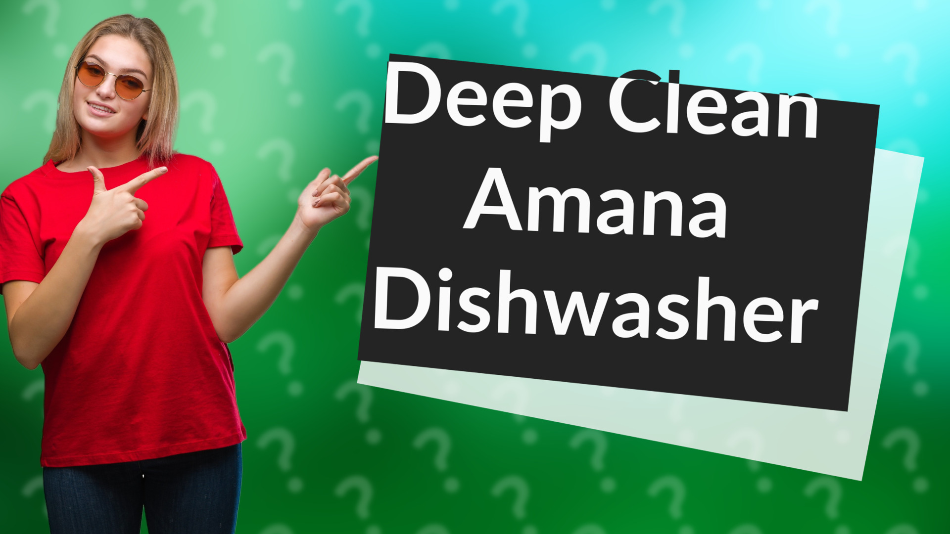 Deep Clean Amana Dishwasher
