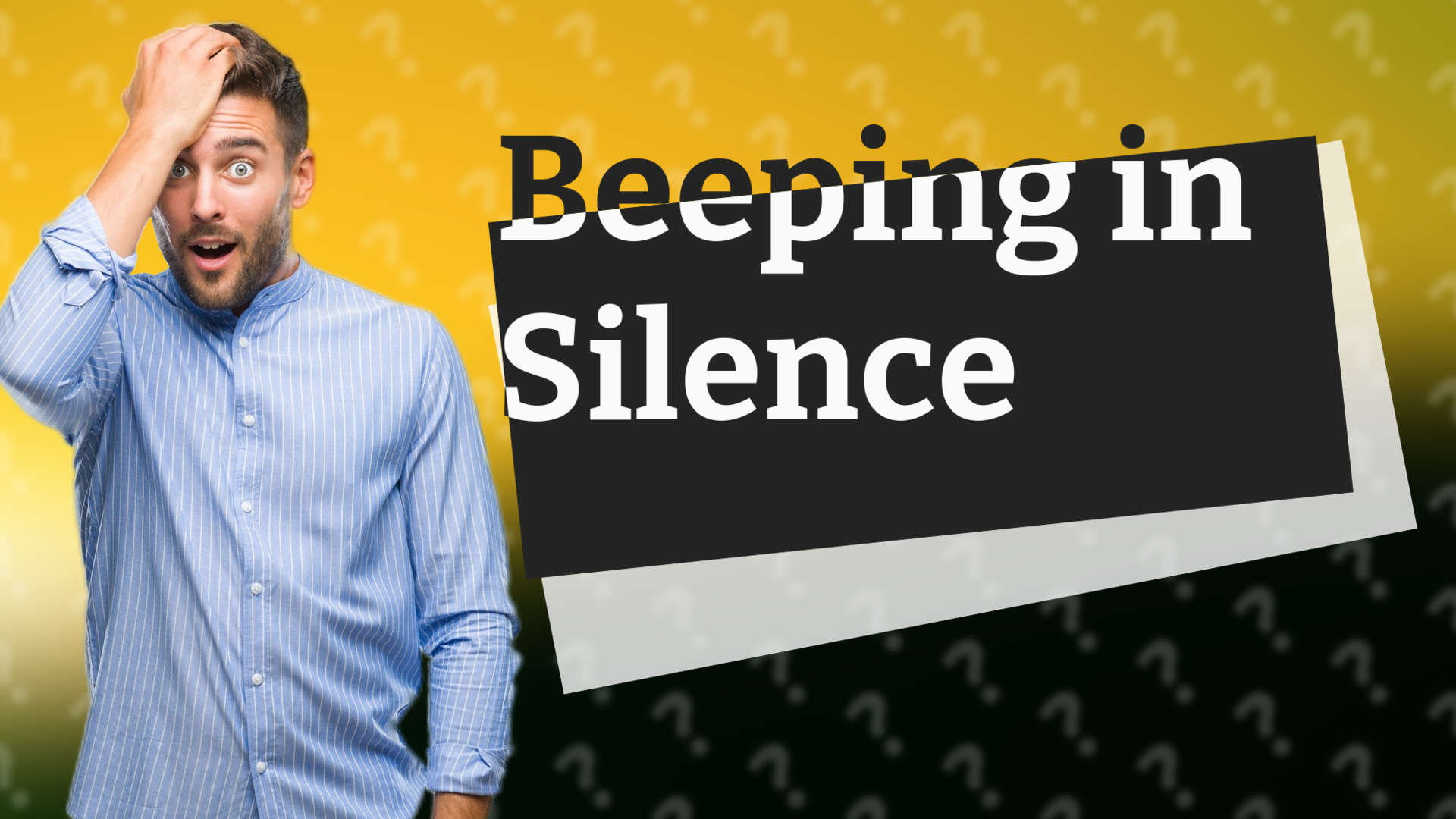 Beeping in Silence