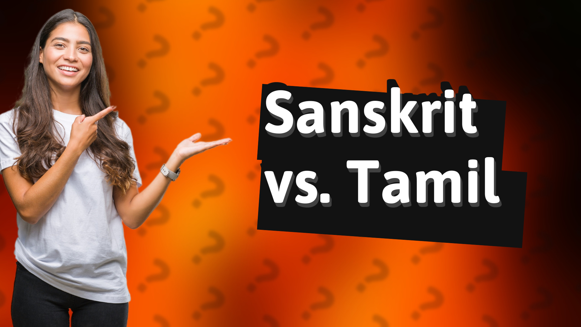 Sanskrit vs. Tamil