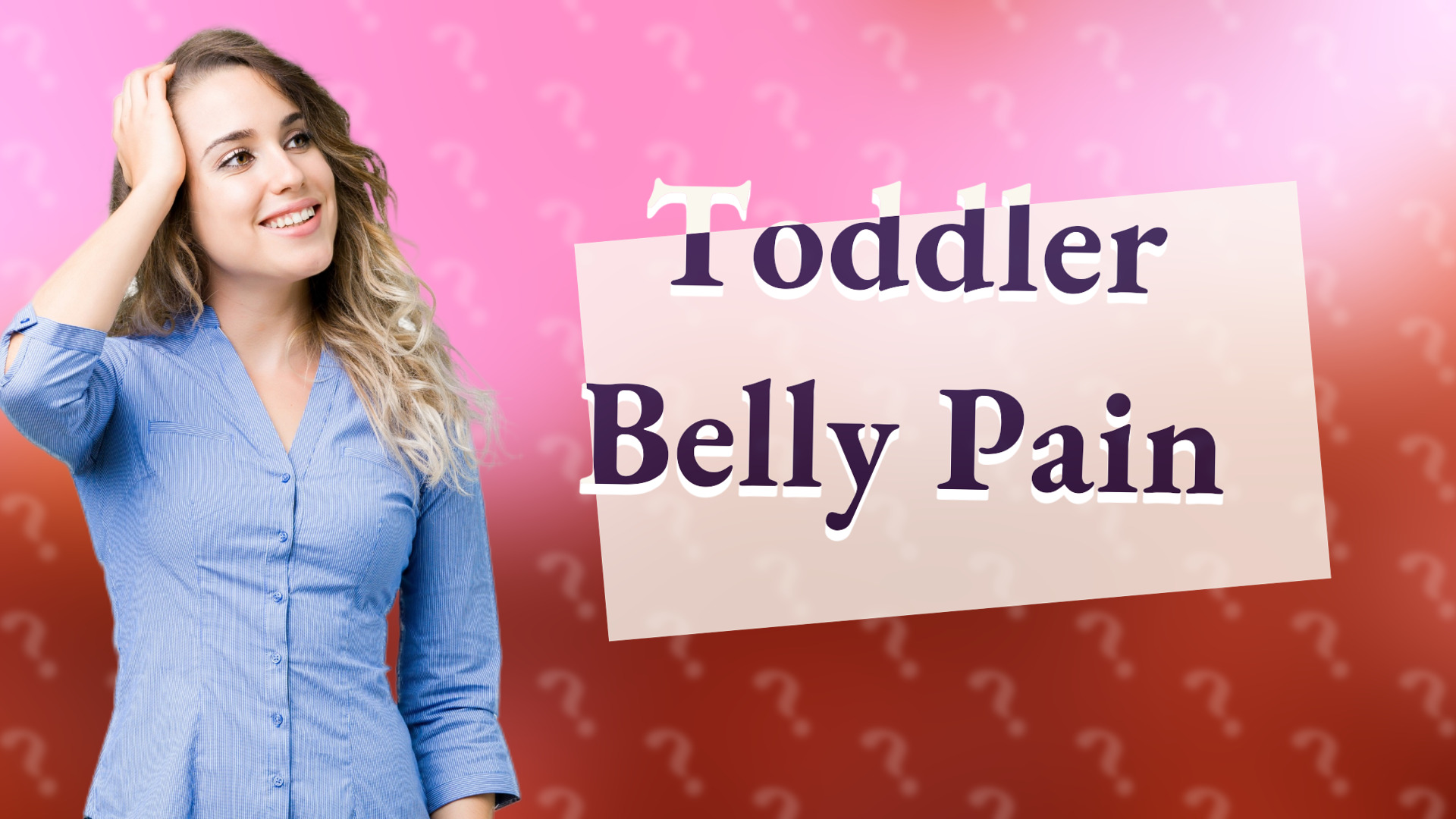 Toddler Belly Pain