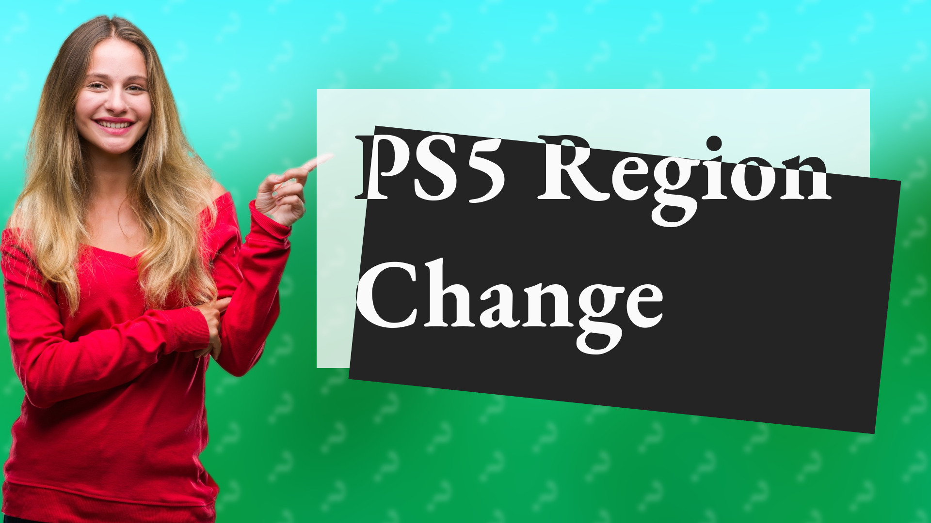 PS5 Region Change