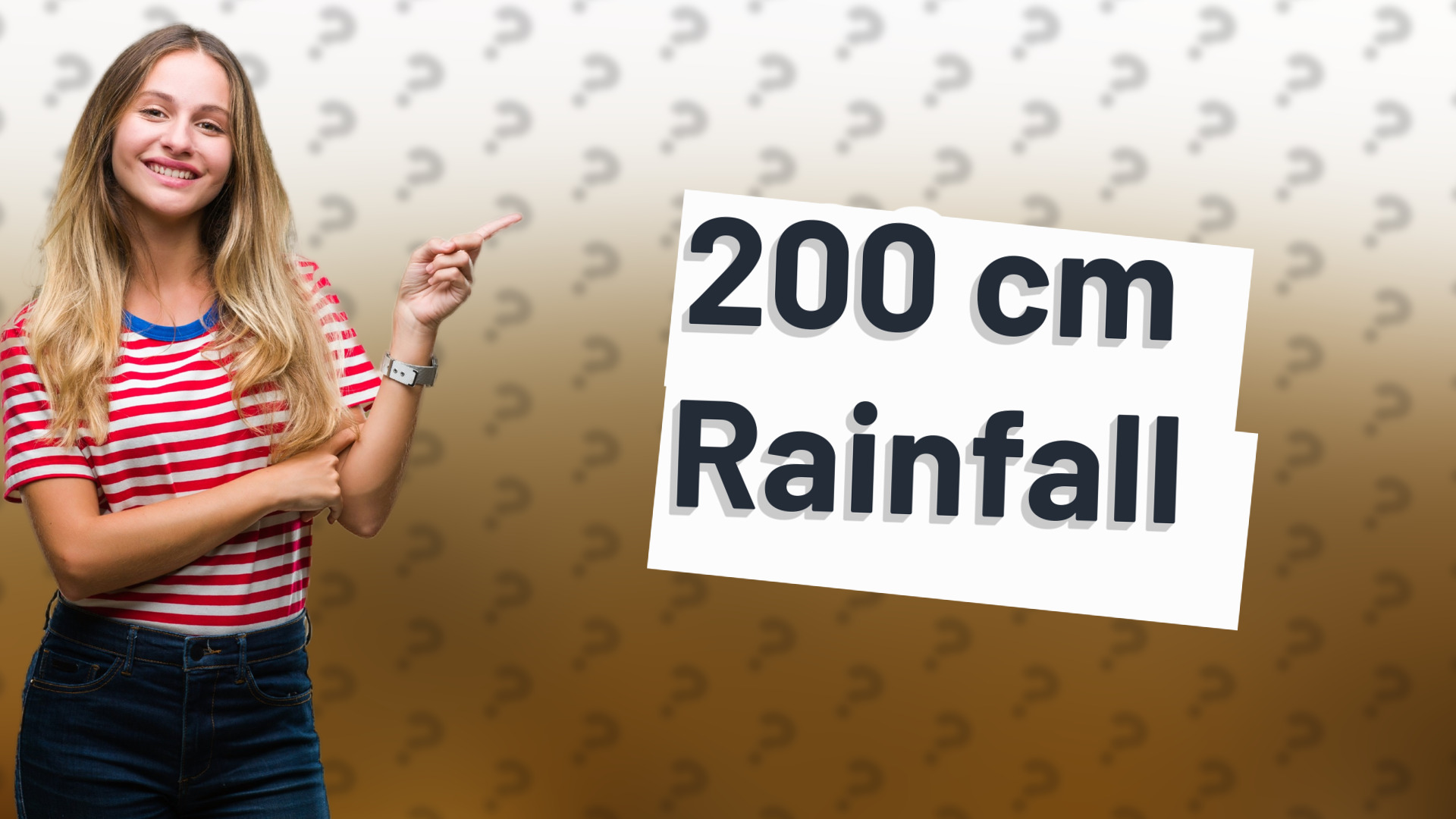 200 cm Rainfall