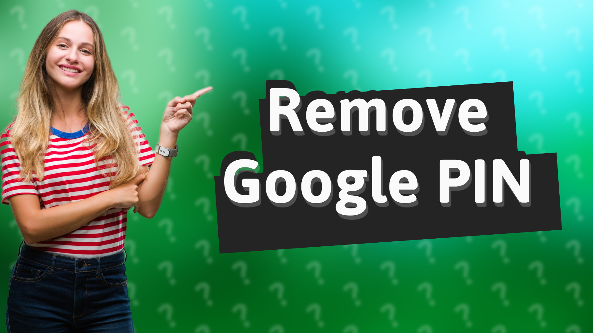 Remove Google PIN