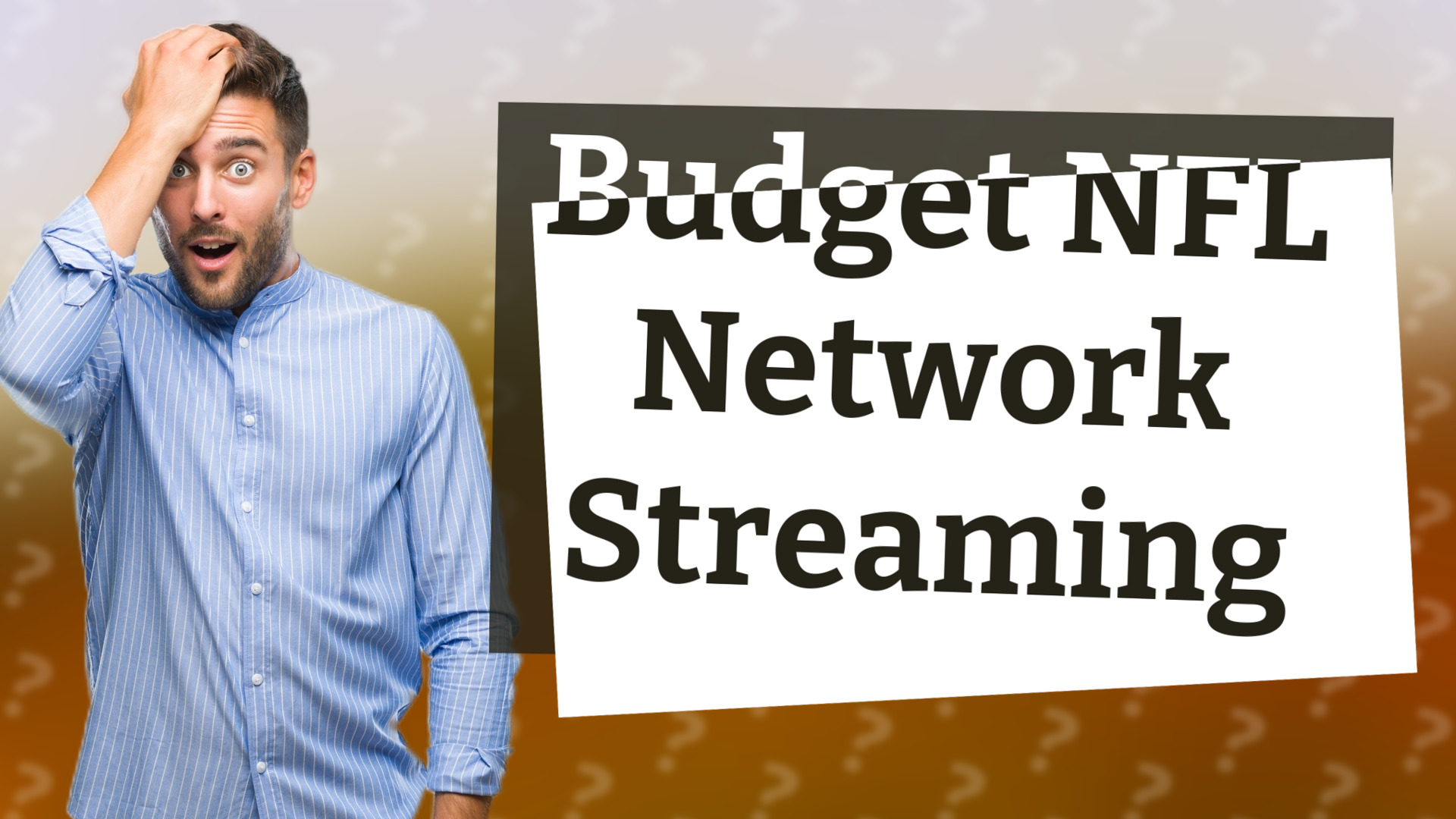 Budget NFL Network Streaming