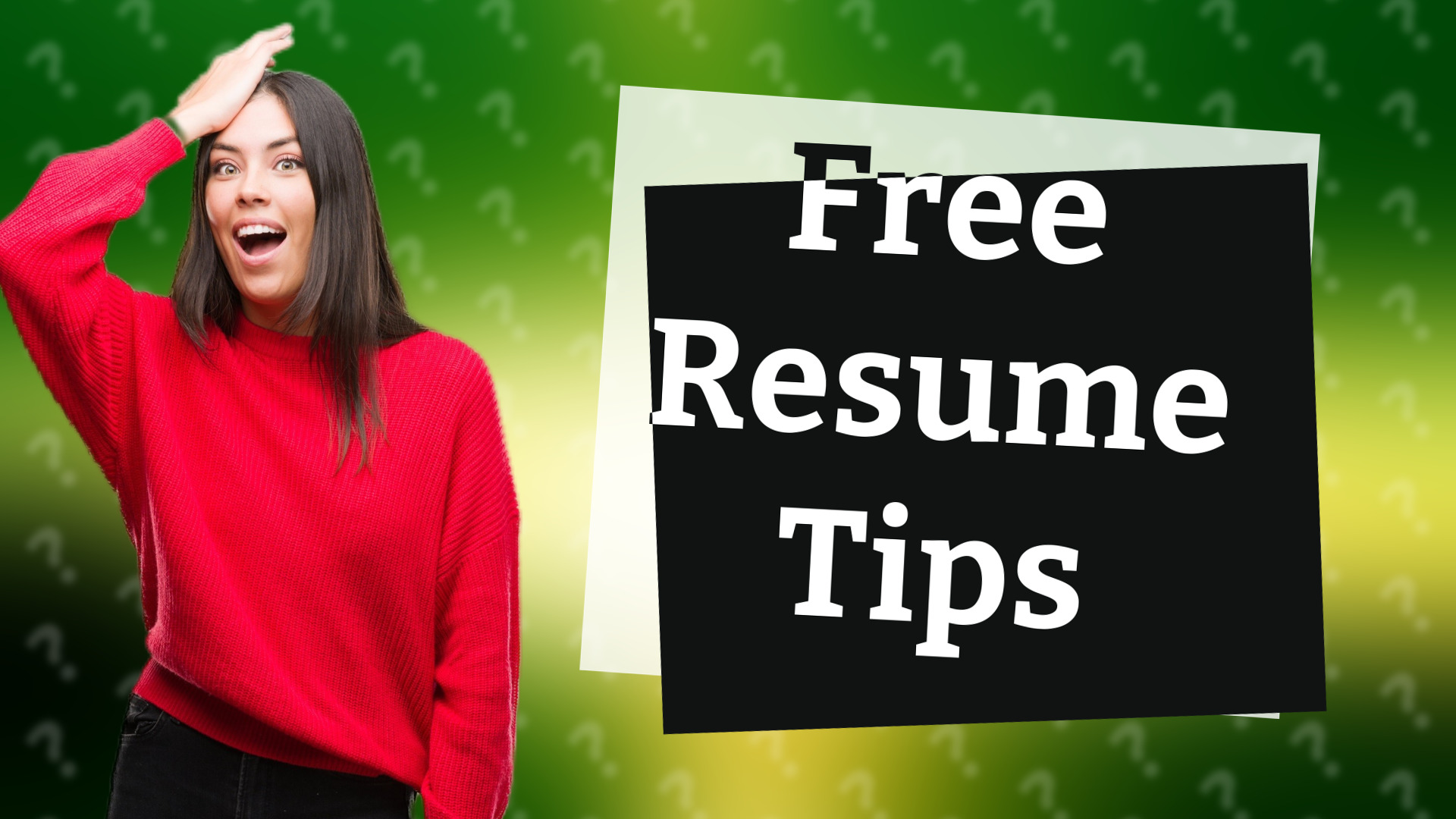 Free Resume Tips