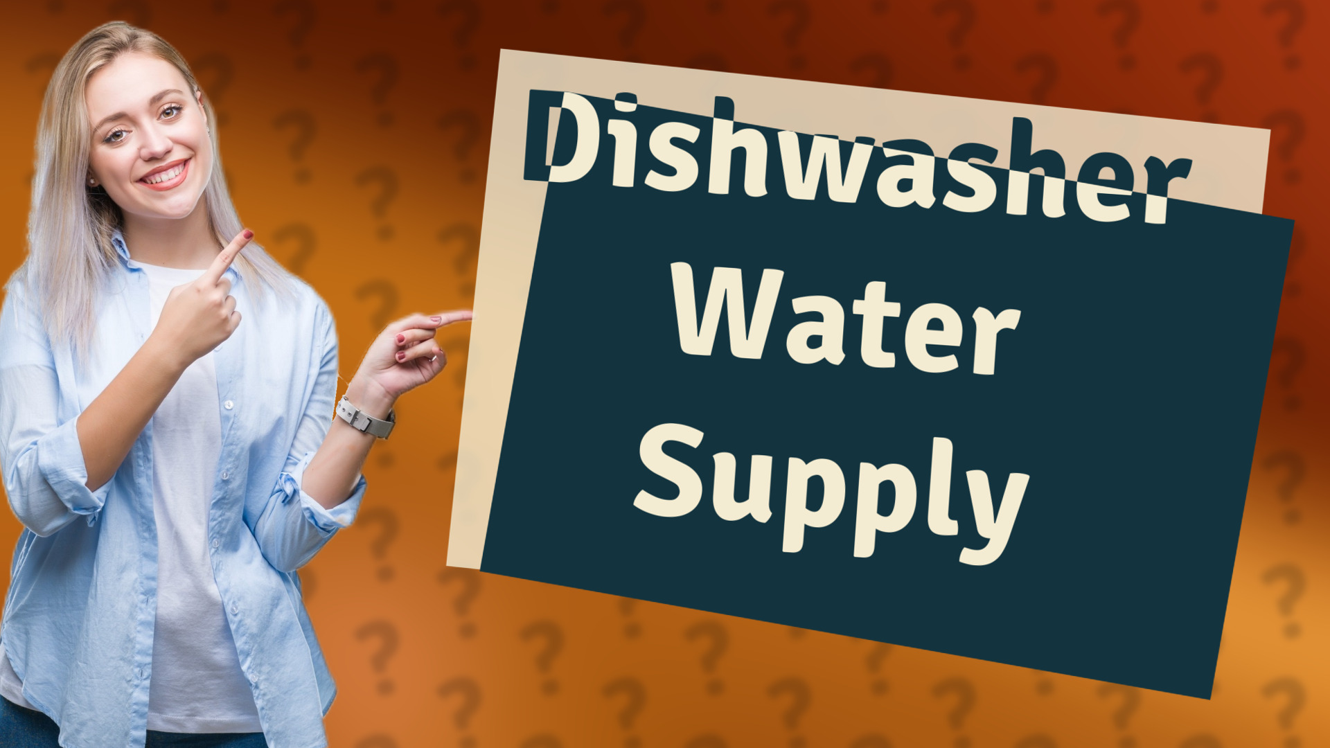 Dishwasher Water Supply