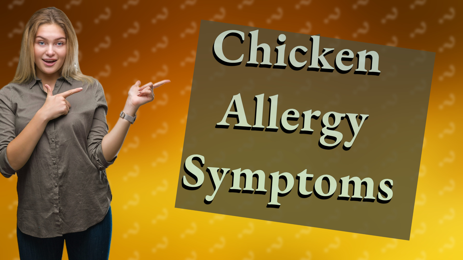 Chicken Allergy Symptoms