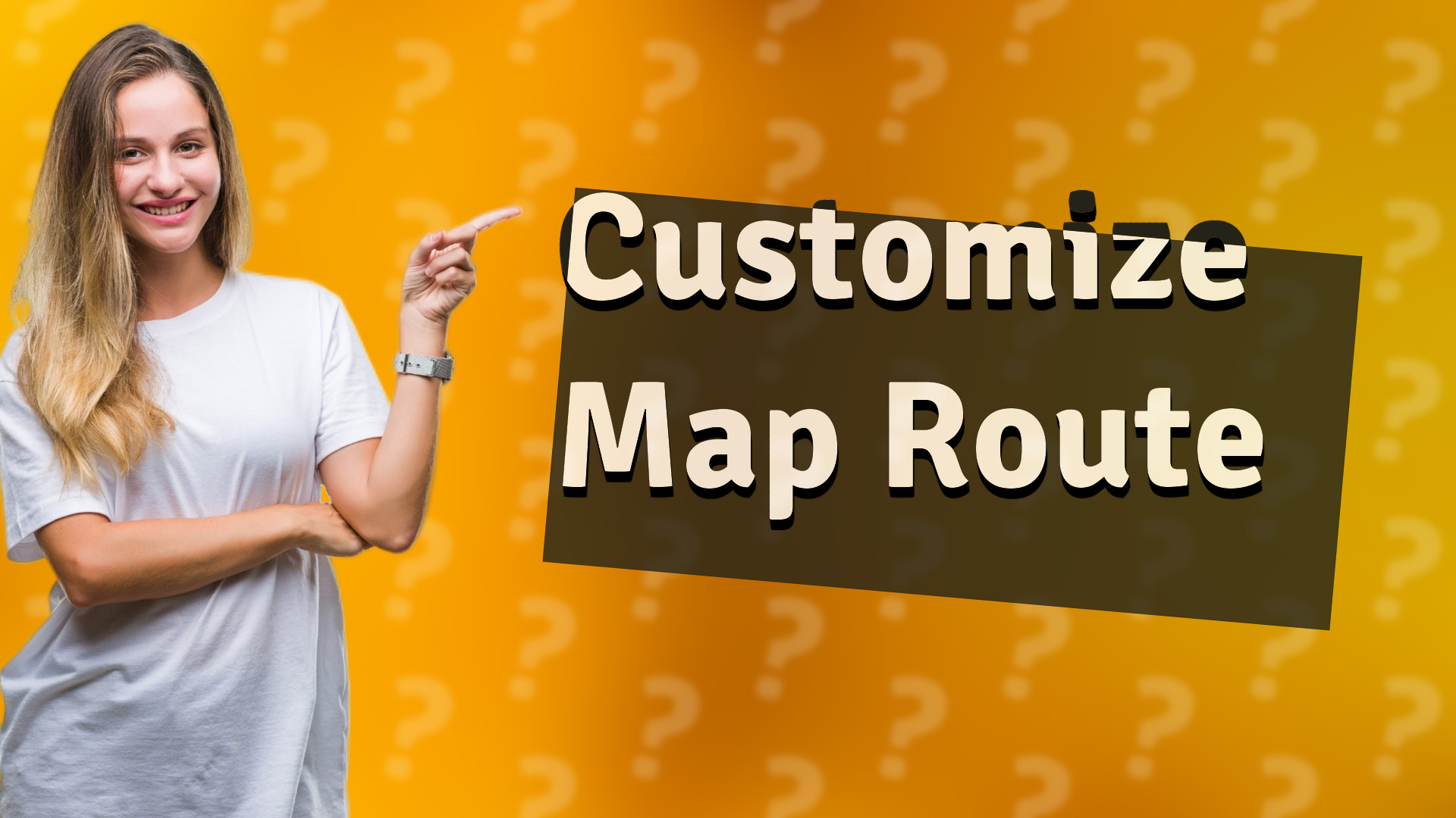 Customize Map Route